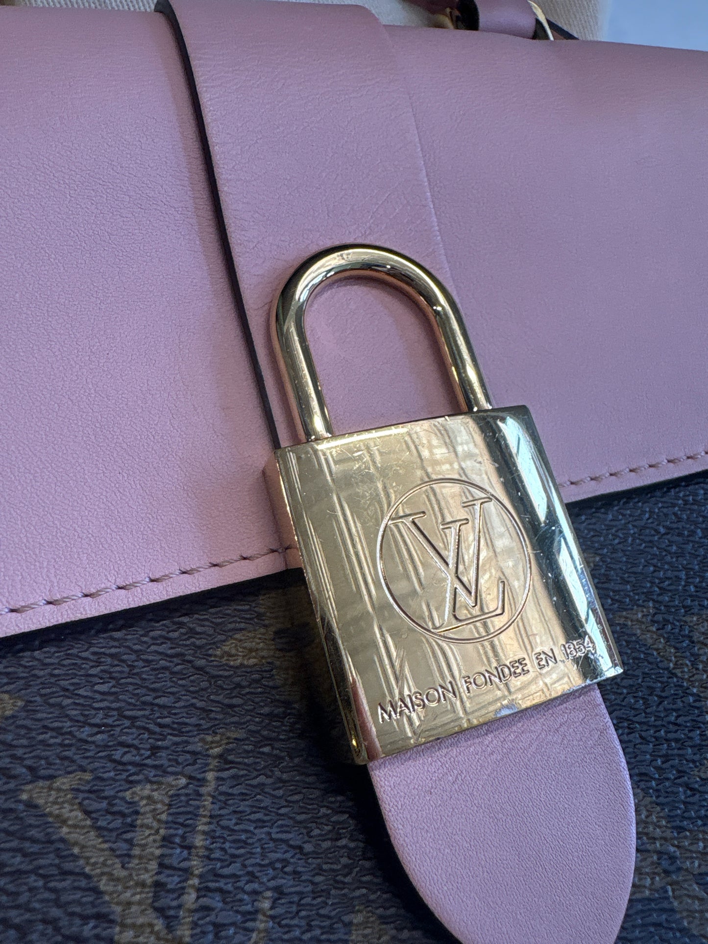 Louis Vuitton Brown/Pink Purse