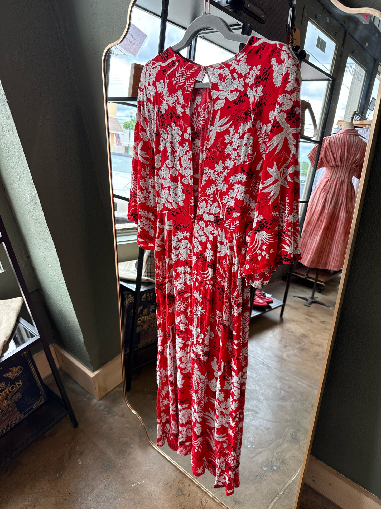 topshop Size 2 Red Dress