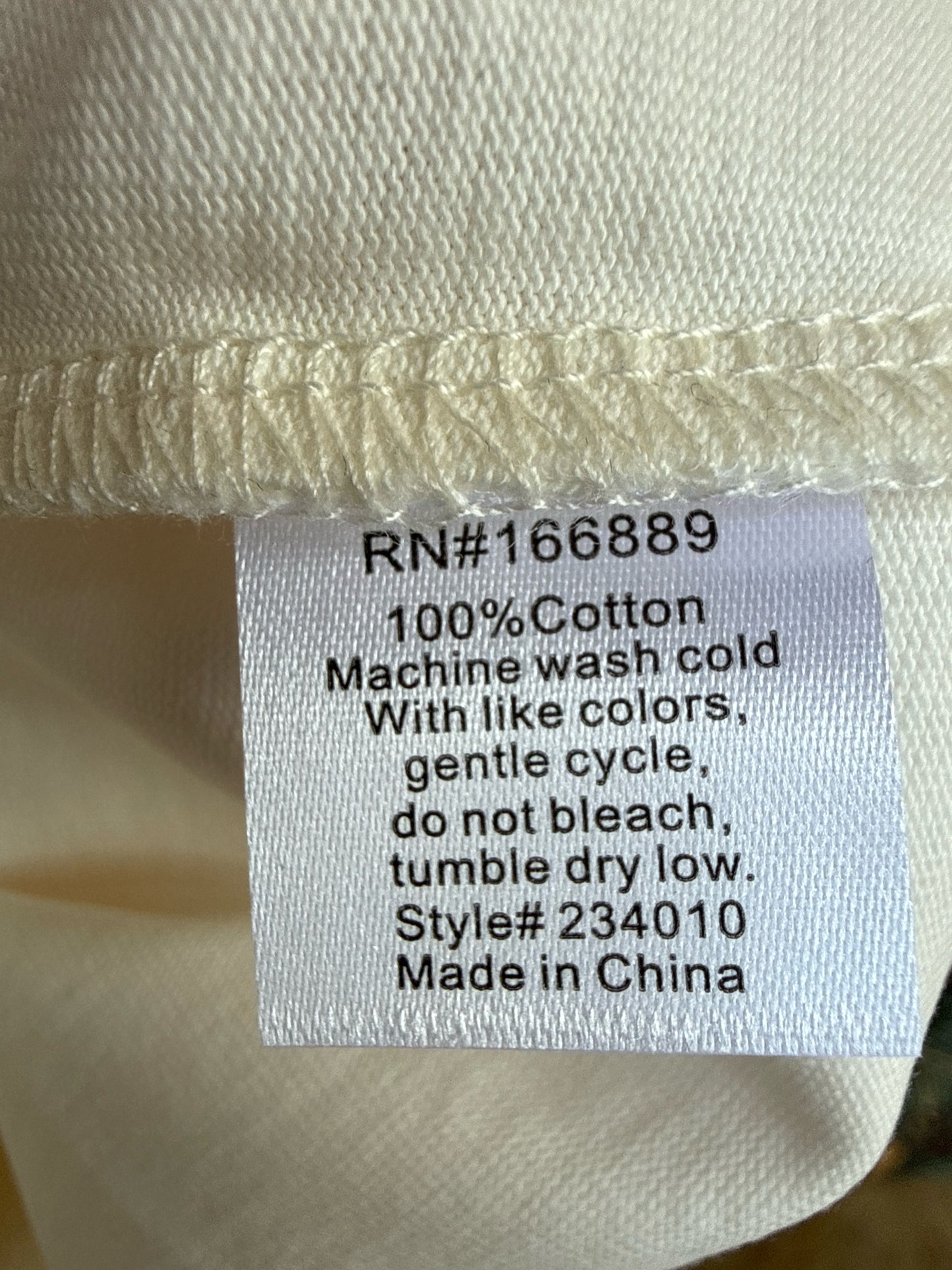 Lady Captain Size M Cream Top
