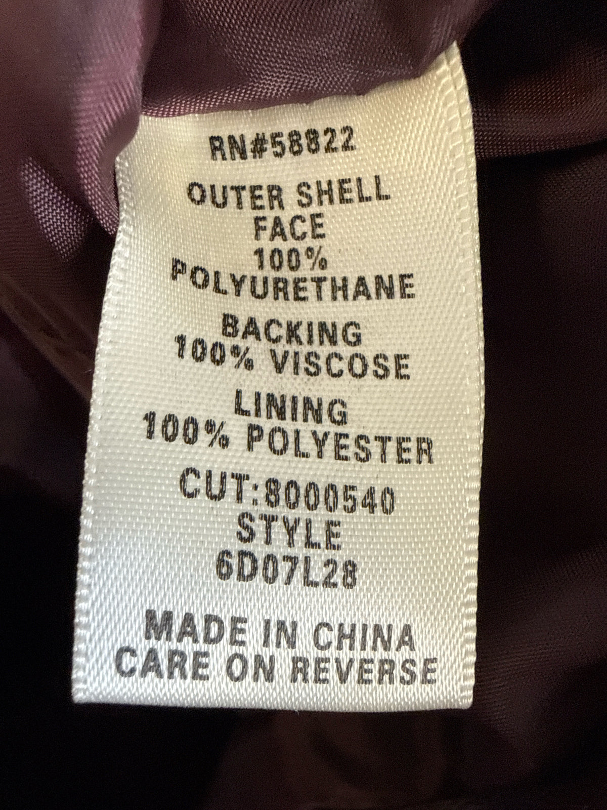 MSSP Size M Brown Jacket