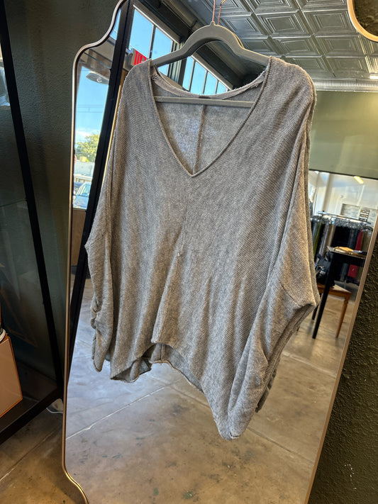 free people Size OS grey Top