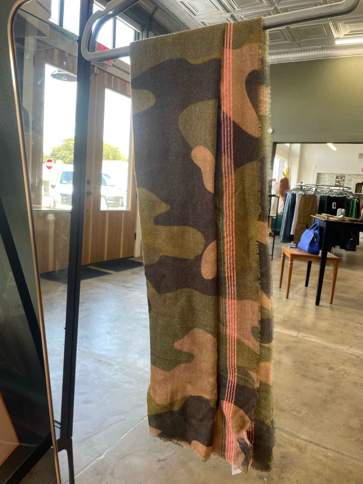 GAP Green Print Scarf