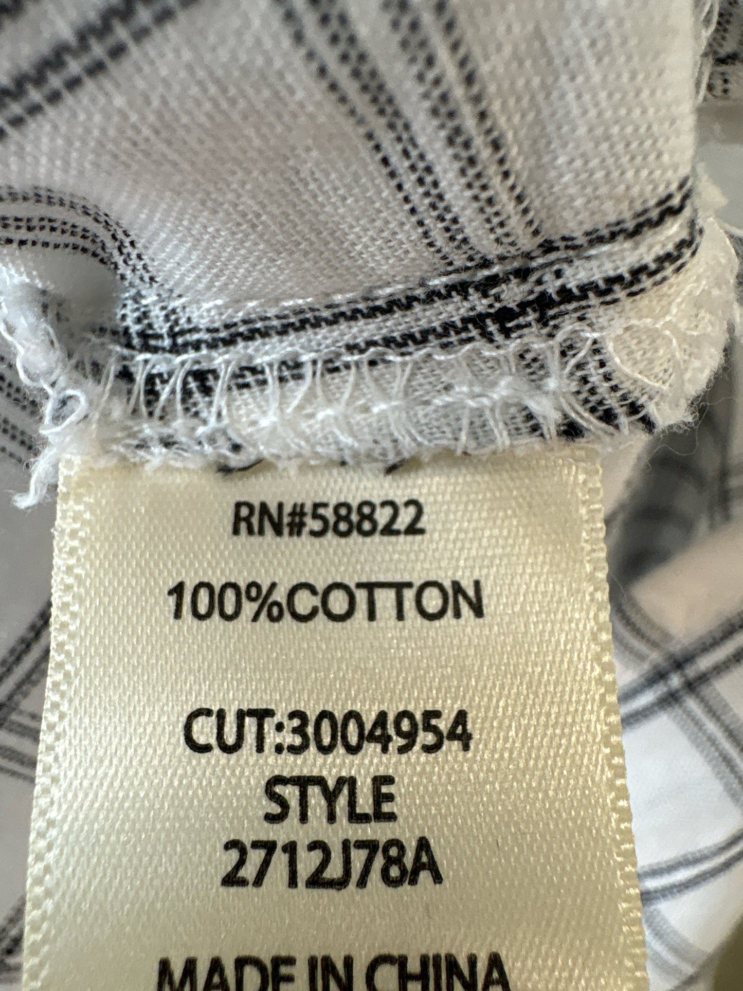 Max Studio Size M White + Black Top