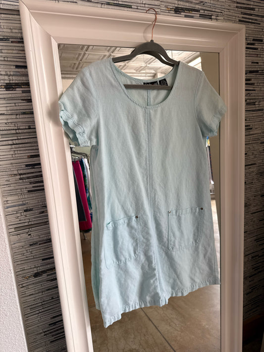 Style & Co Size 6 Light Blue Dress