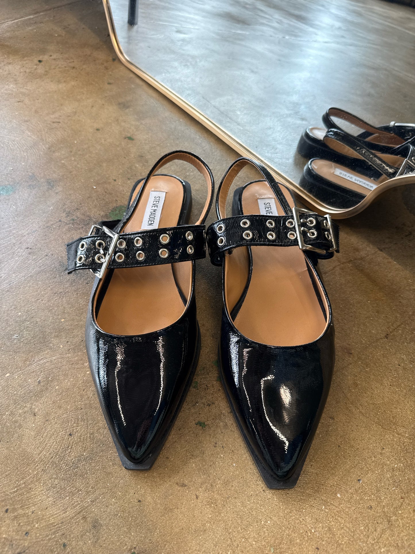 Steve Madden Shoe Size 10 Black Flats