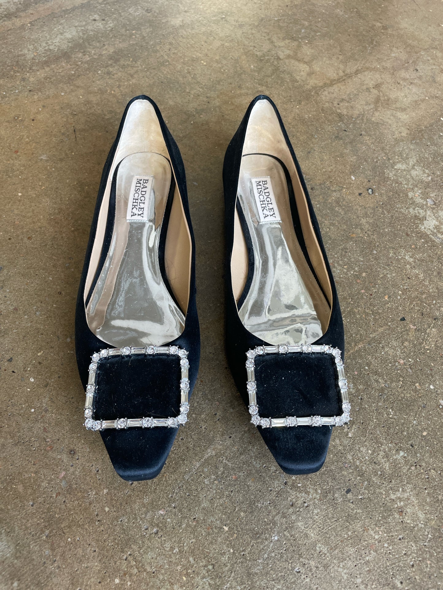 Badgley Mischka Shoe Size 8 Black Flats