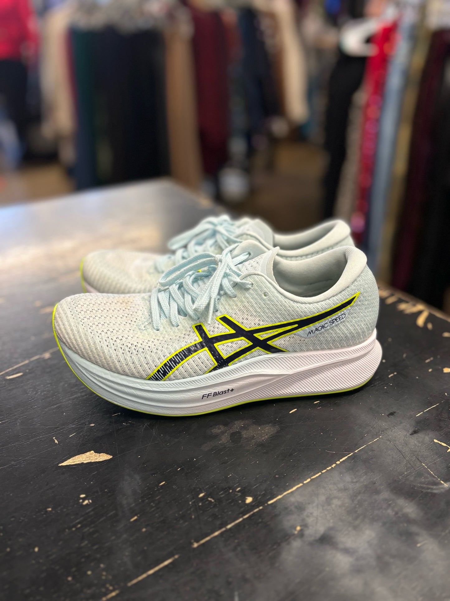 Asics Shoe Size 8 light blue/multi Sneakers