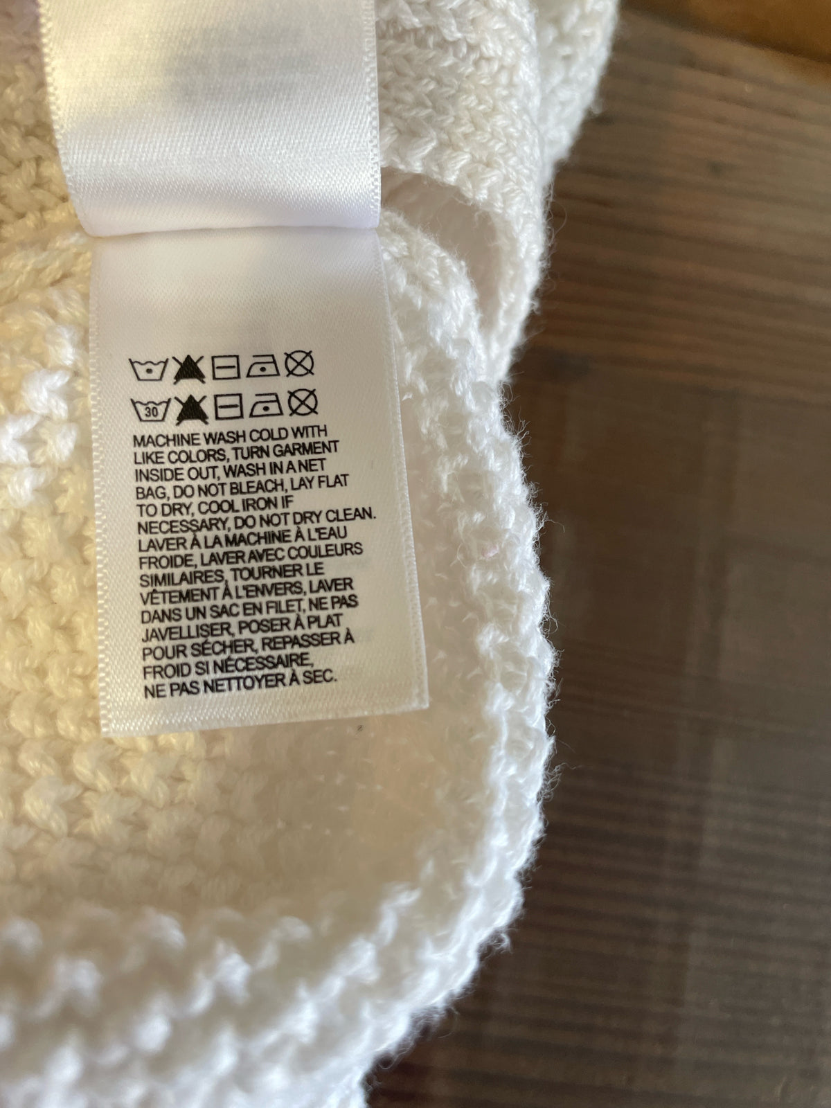 Lucky Brand Size S White Sweater