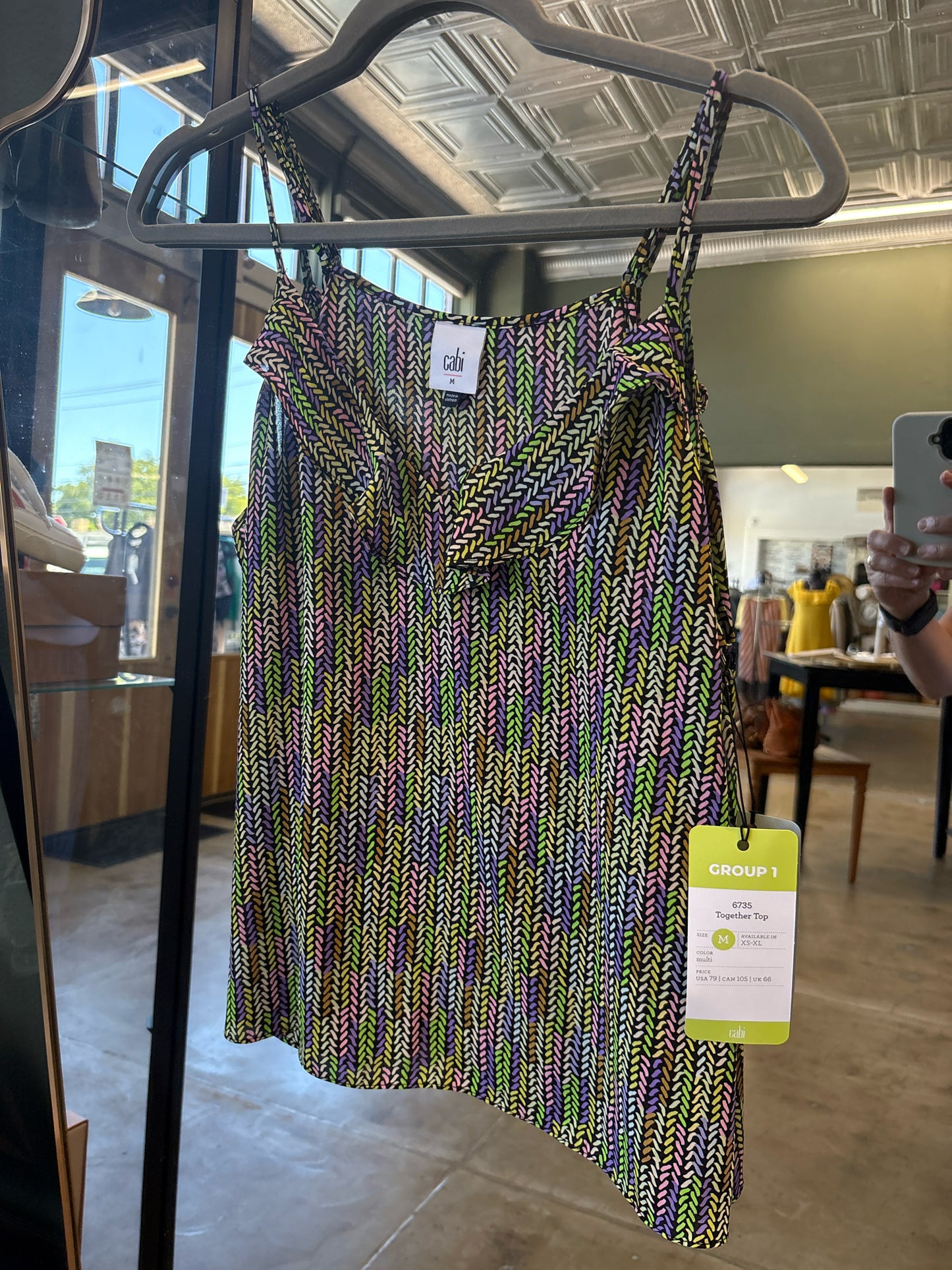 Cabi Size M black multi Two Piece Set