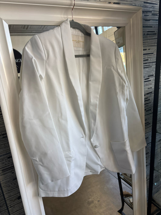 Amanda Uprichard Size L White Blazer