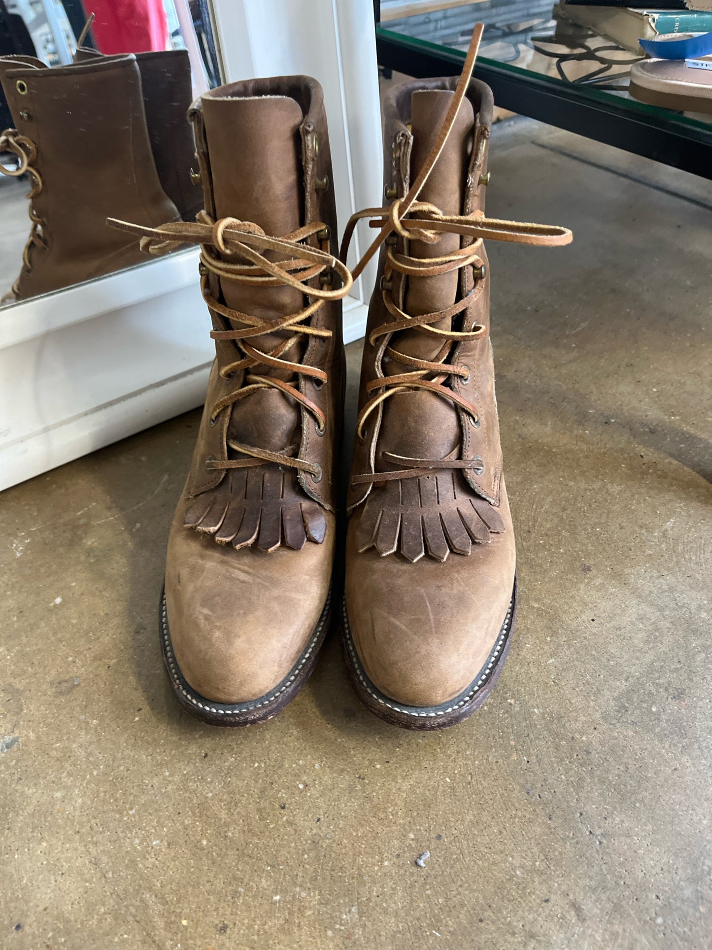 Justin Shoe Size 5.5 Brown Boots
