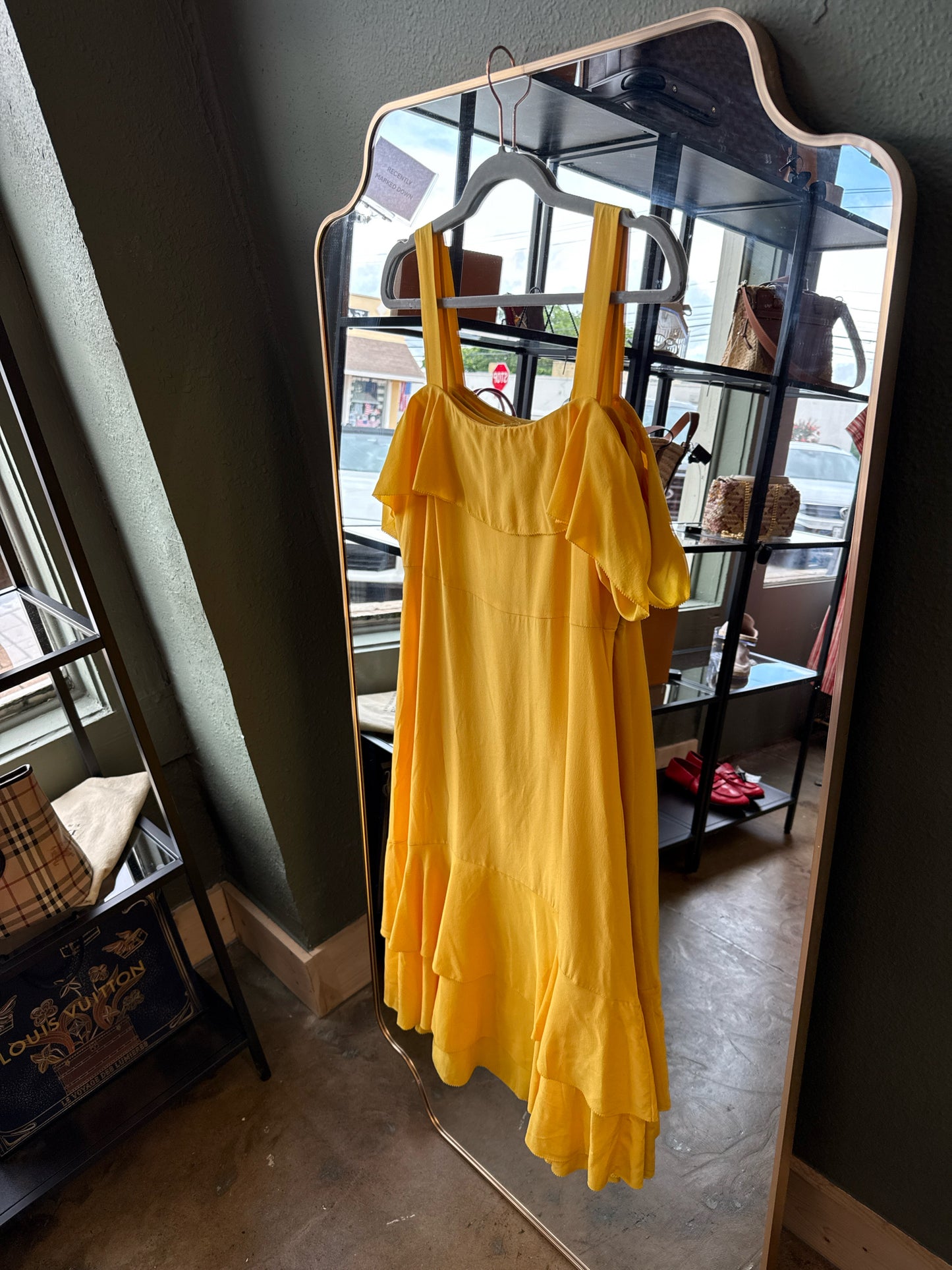 Jcrew Size 10 Yellow Dress