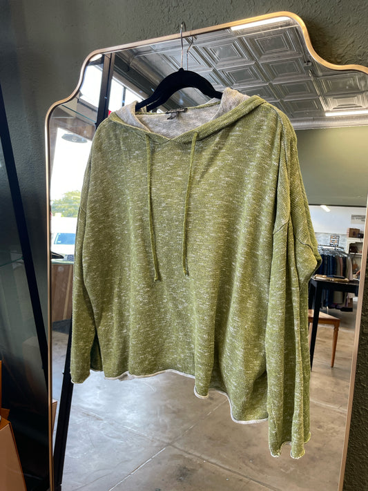 EILEEN FISHER Size M Green Sweatshirt/Hoodie