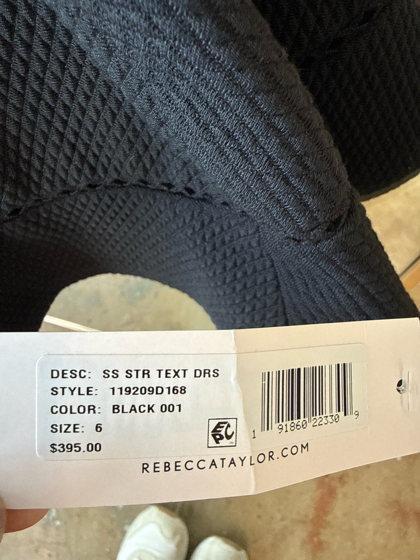 rebecca taylor Size 6 Black Dress