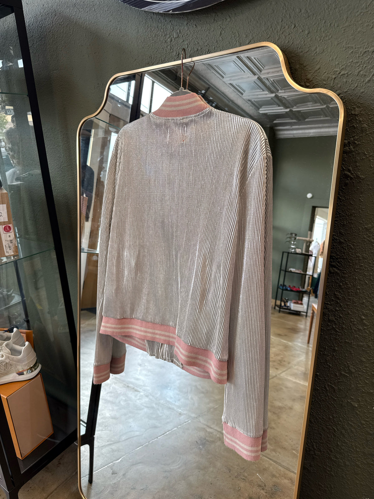 Chelsea & Violet Size L Silver Jacket