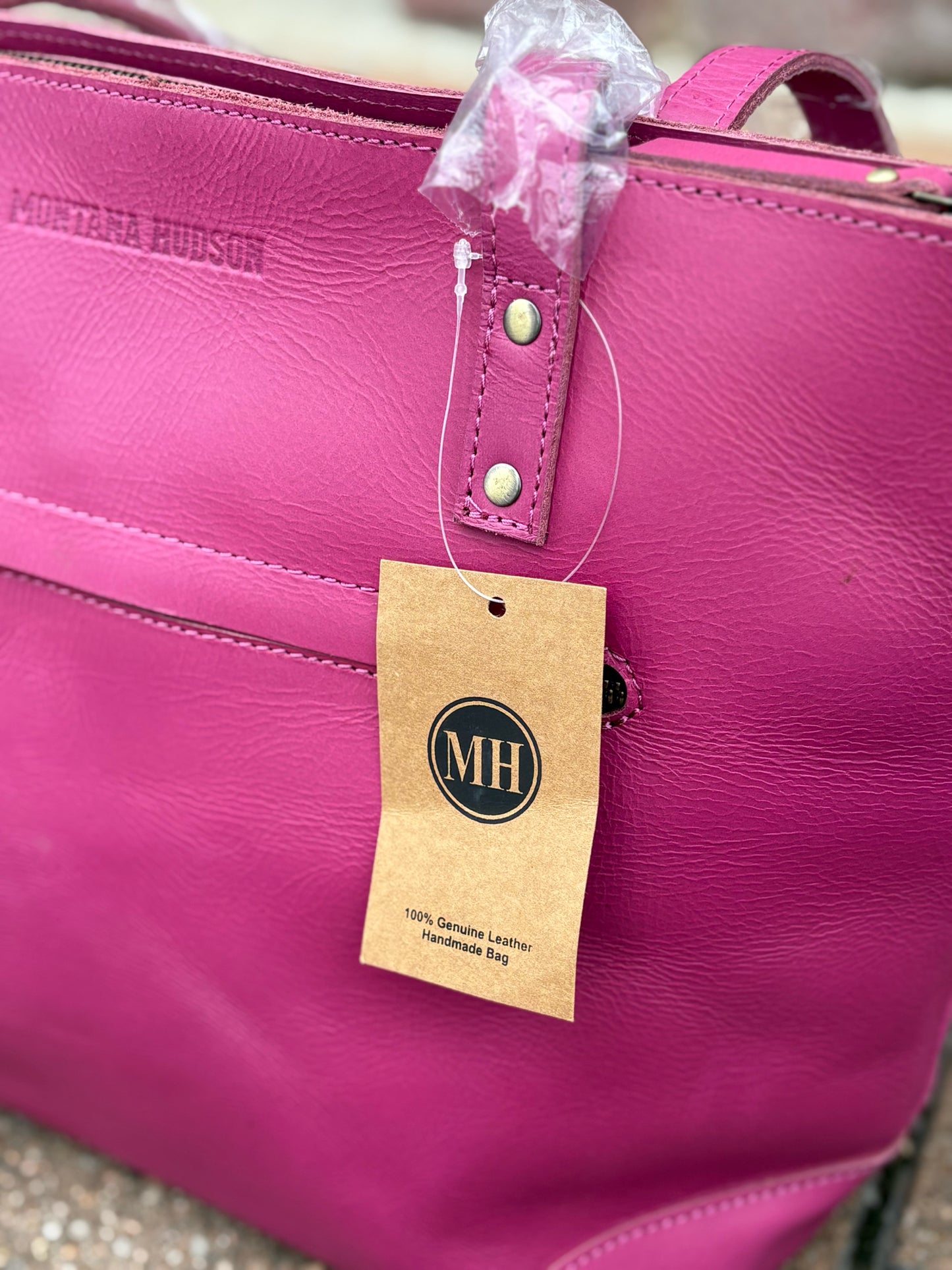 Montana Hudson Bright Pink Tote Bag