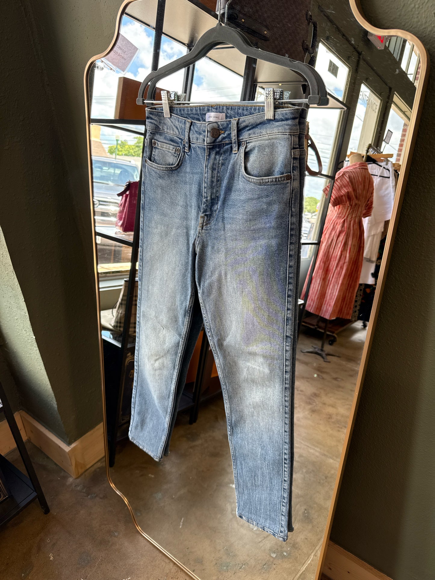 Anine Bing Size 26 Light Wash Jeans