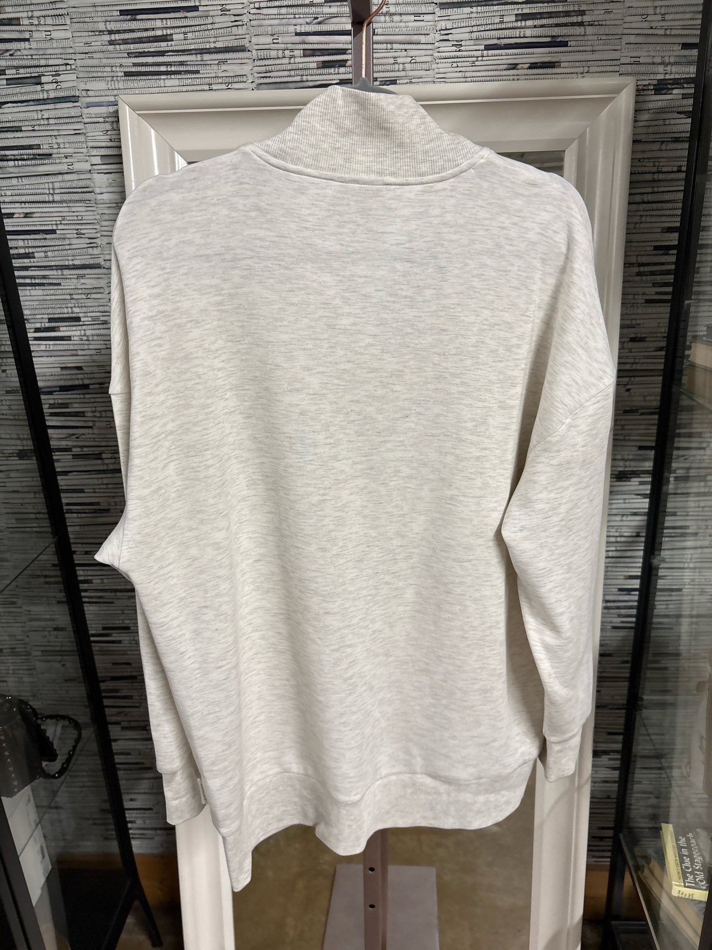 Varley Size XL Gray/Multi Striated Pullover/Hoodie