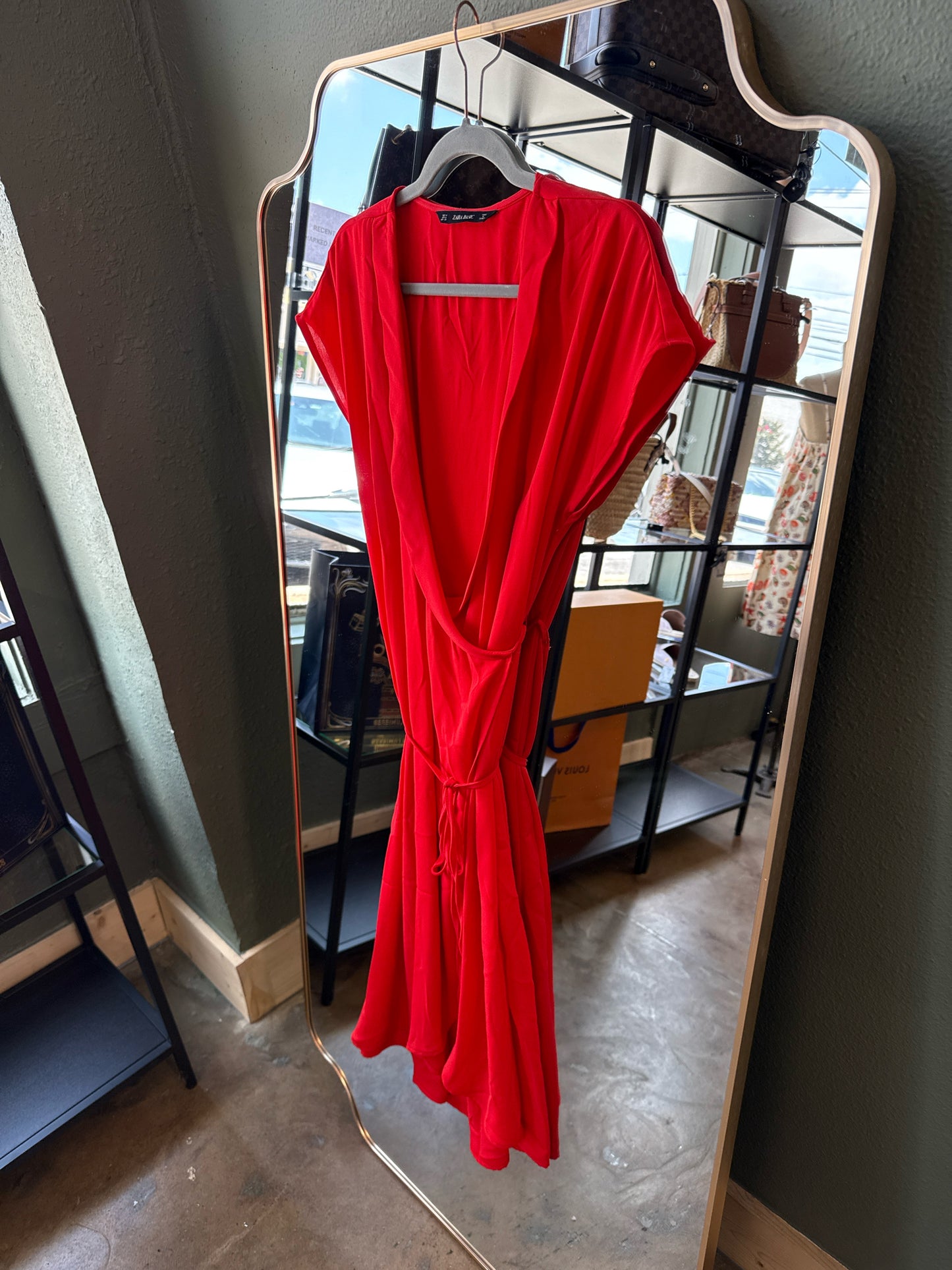 Zara Basic Size M Red Dress