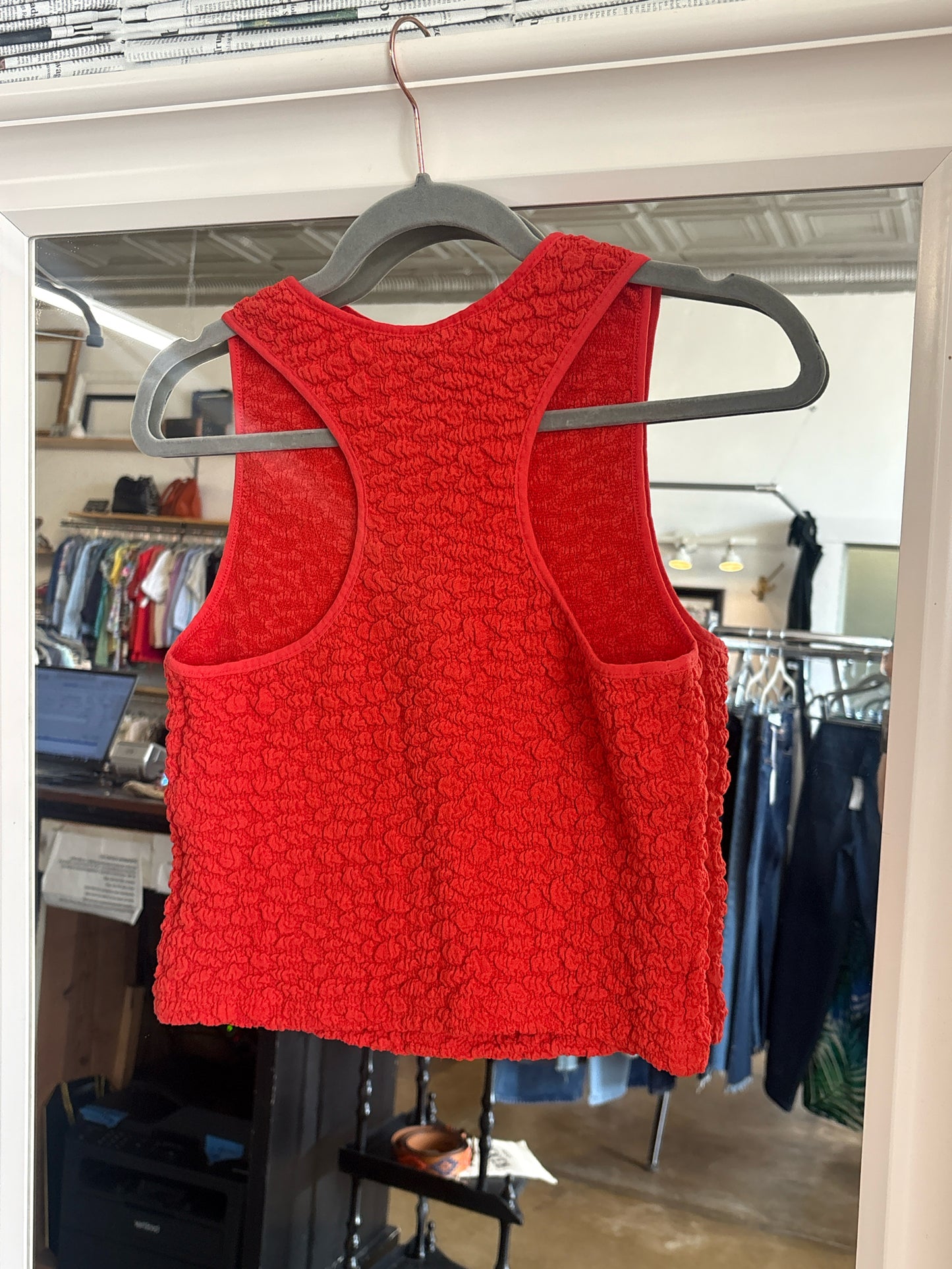 Anthropologie Size M Red Top