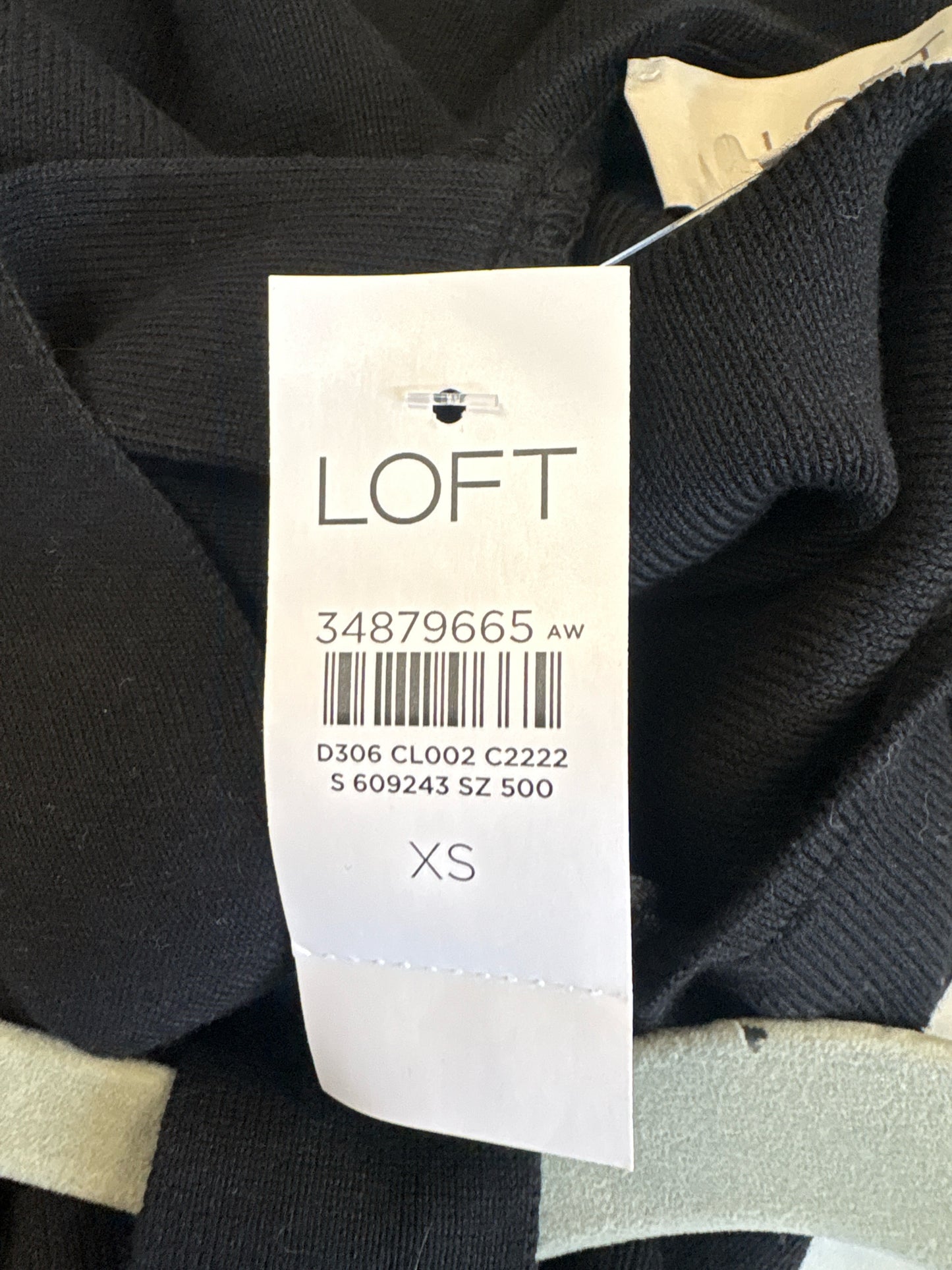 LOFT Size XS Black Top