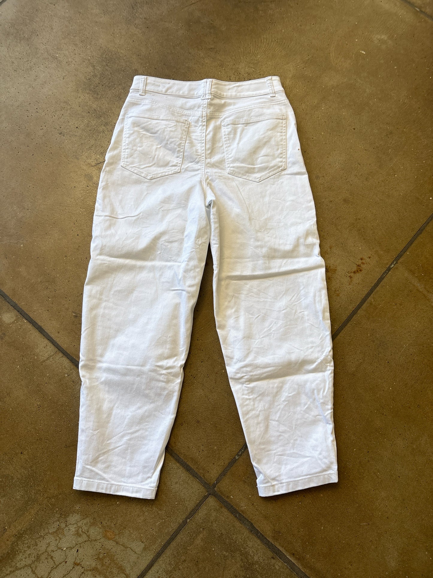 TALBOTS Size 6 White Jeans
