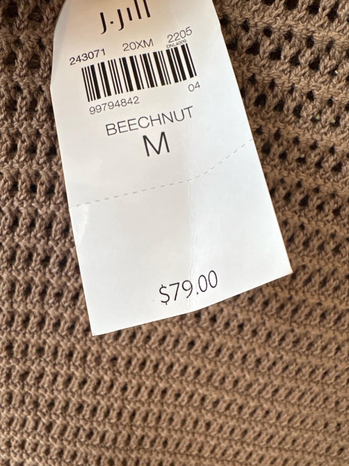 J Jill Size M Brown Top