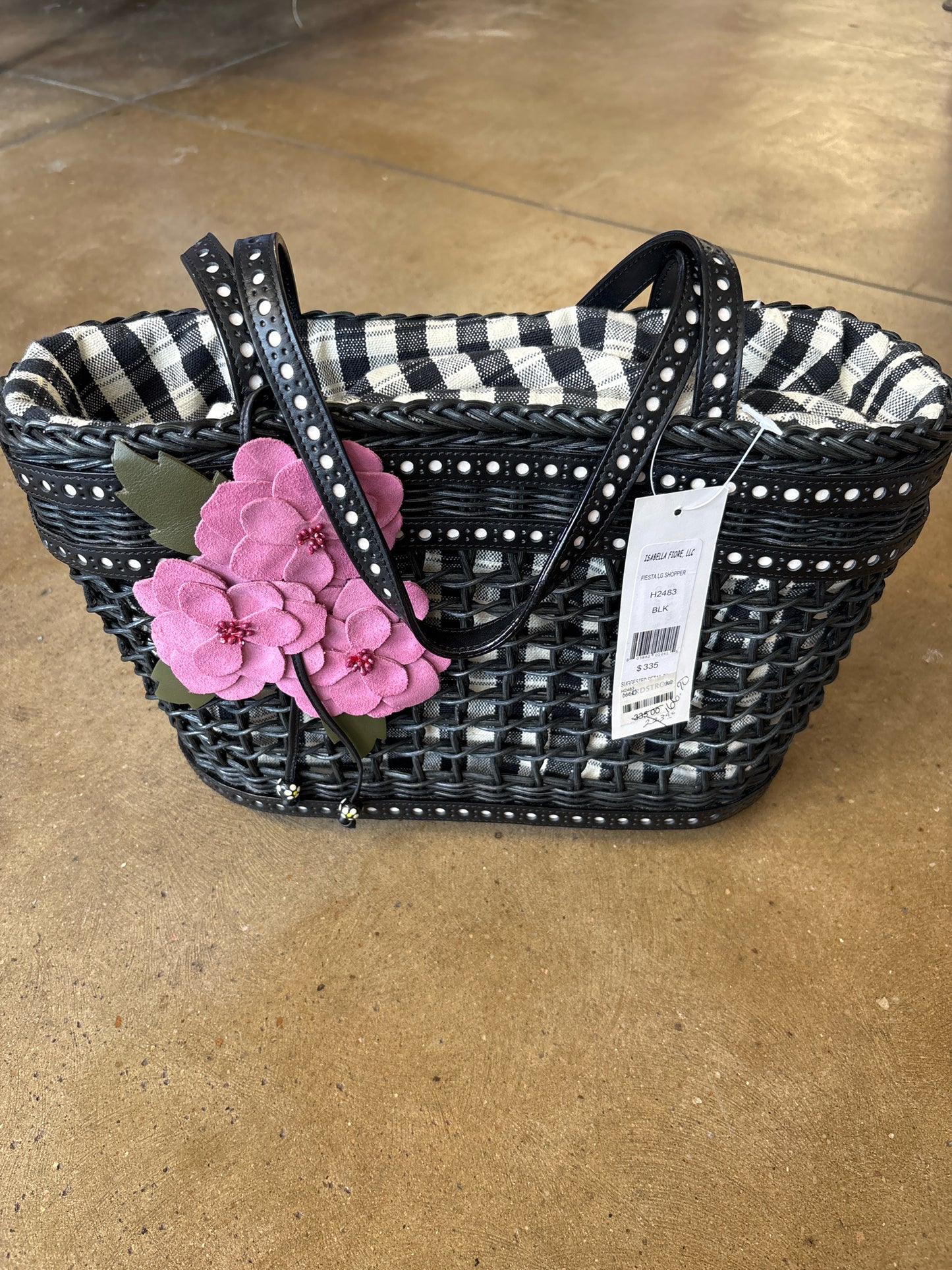 Isabella Fiore black + multi Bag