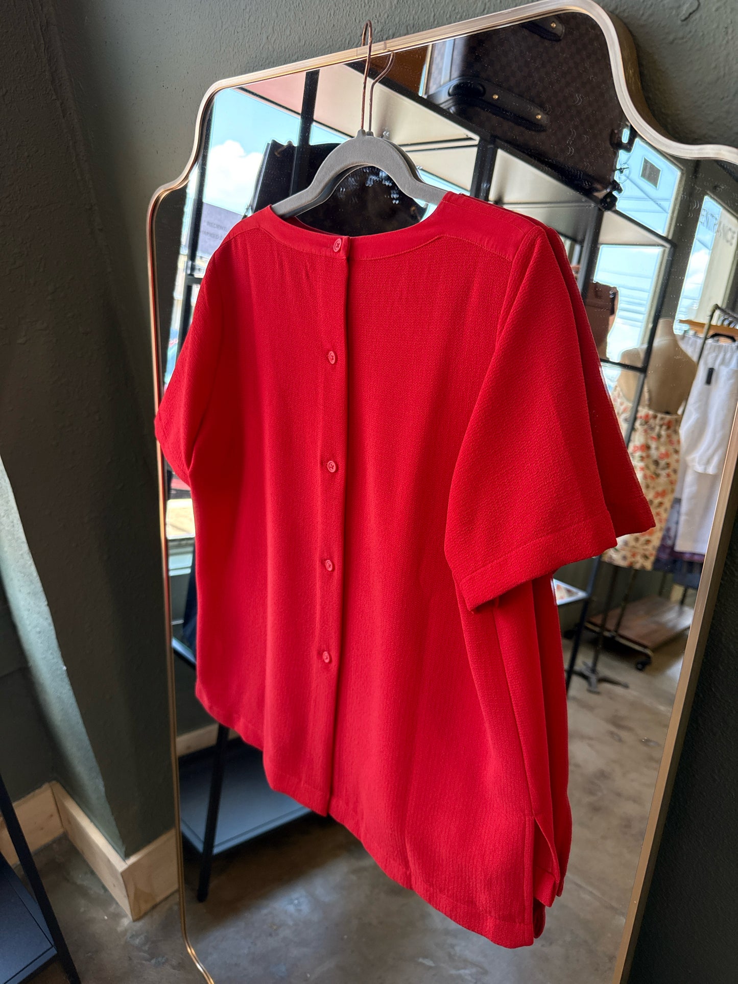 MADEWELL Size L Red Top