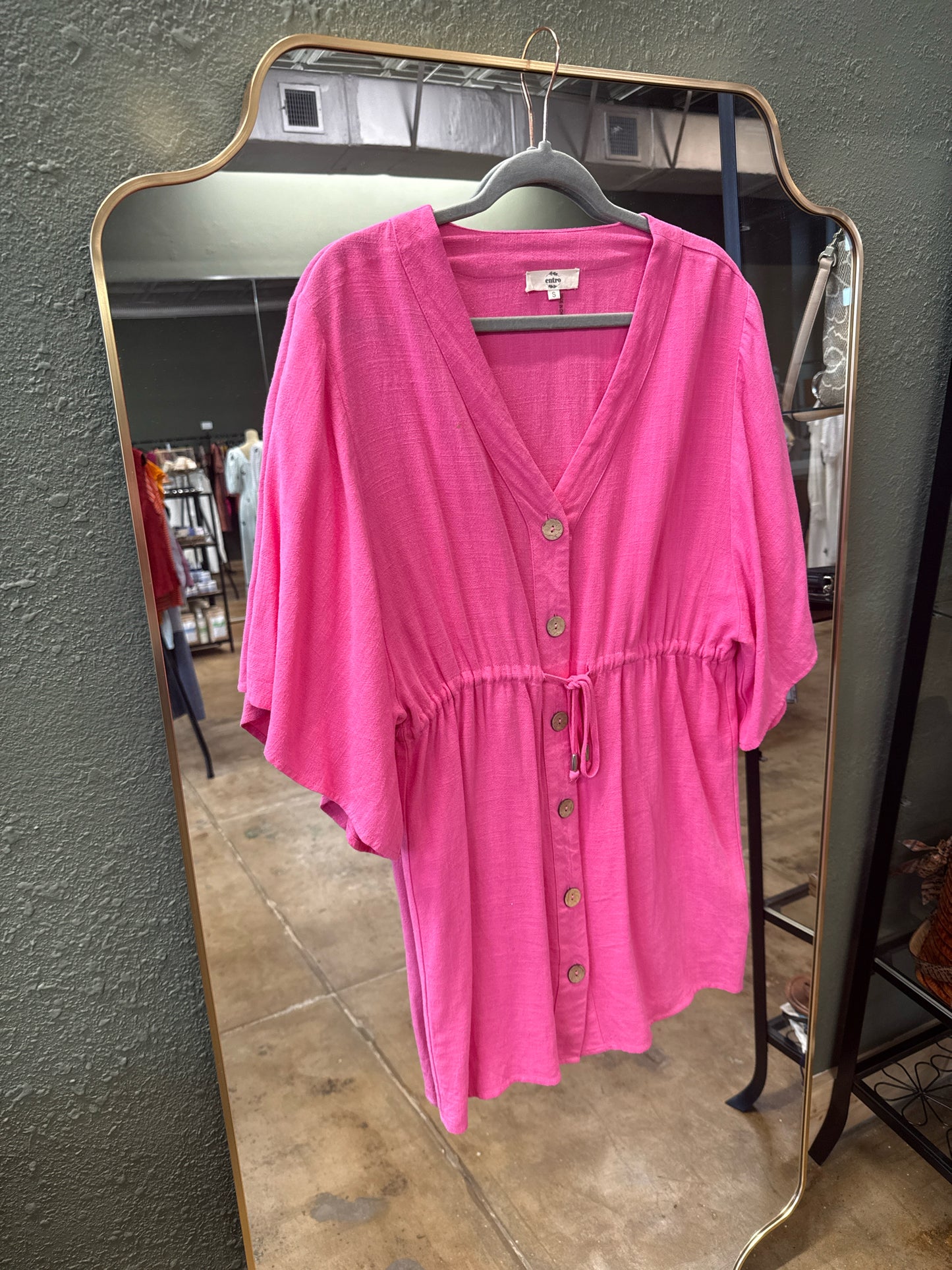 entro Size S Pink Dress