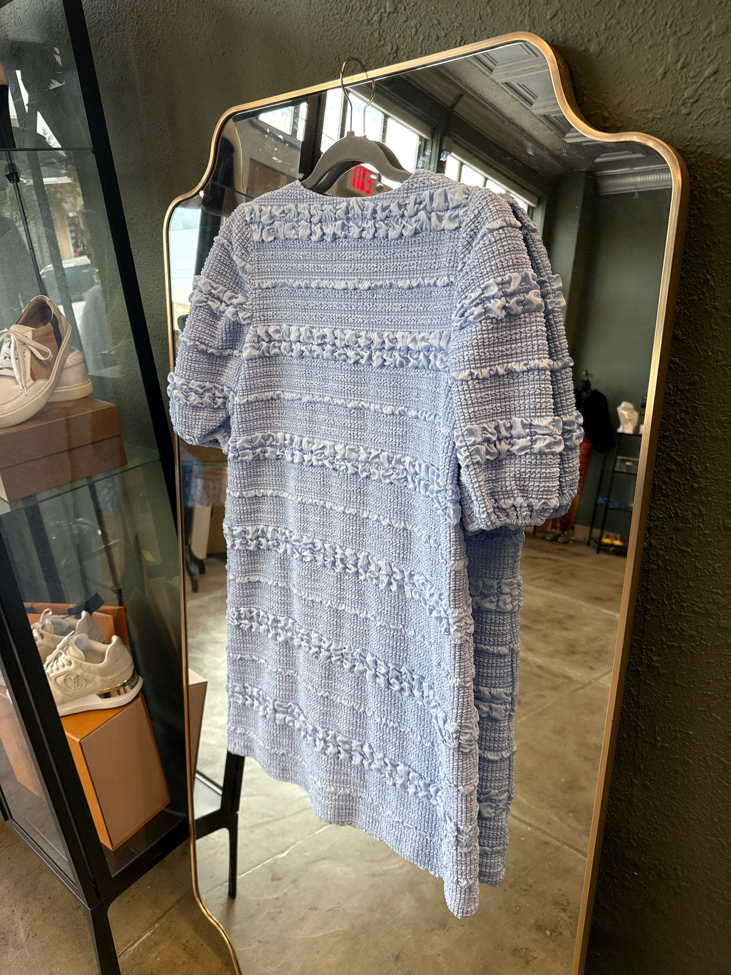 ENGLISH FACTORY Size S Blue Dress