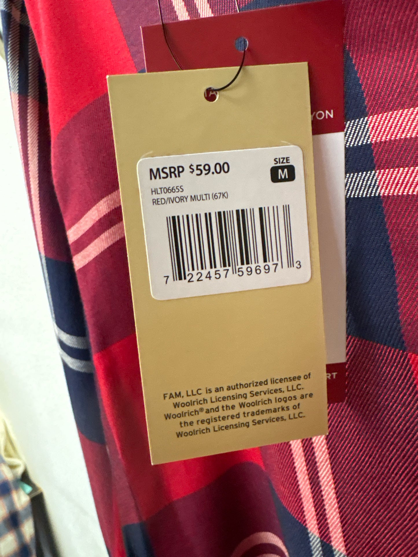 Woolrich Size M Top