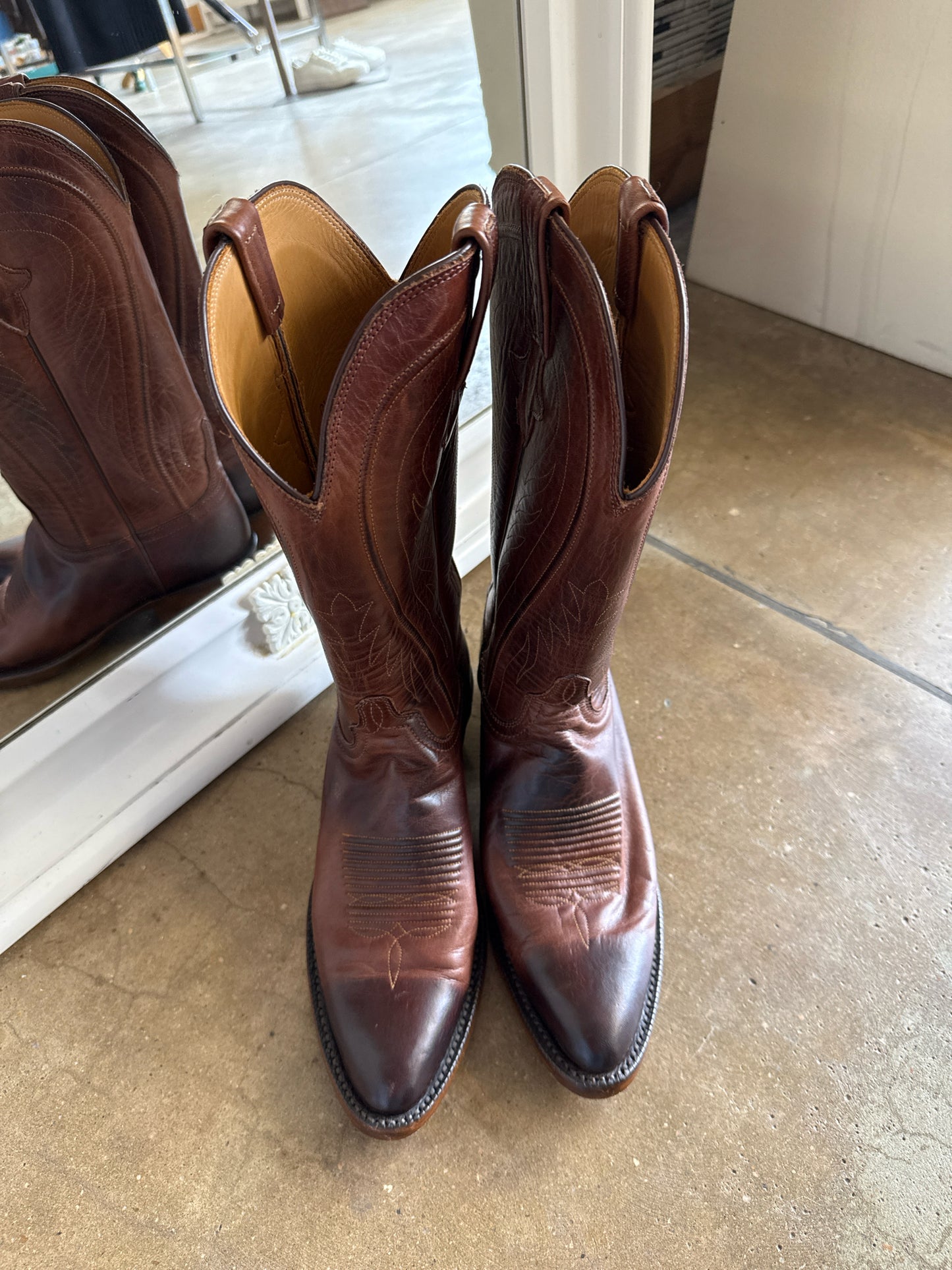 Lucchese Shoe Size 9 Brown Boots