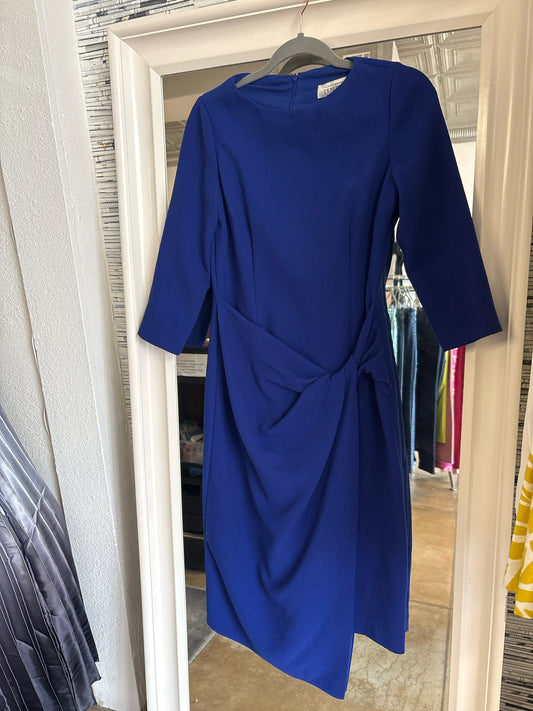 teri jon Size 6 Royal Blue Dress