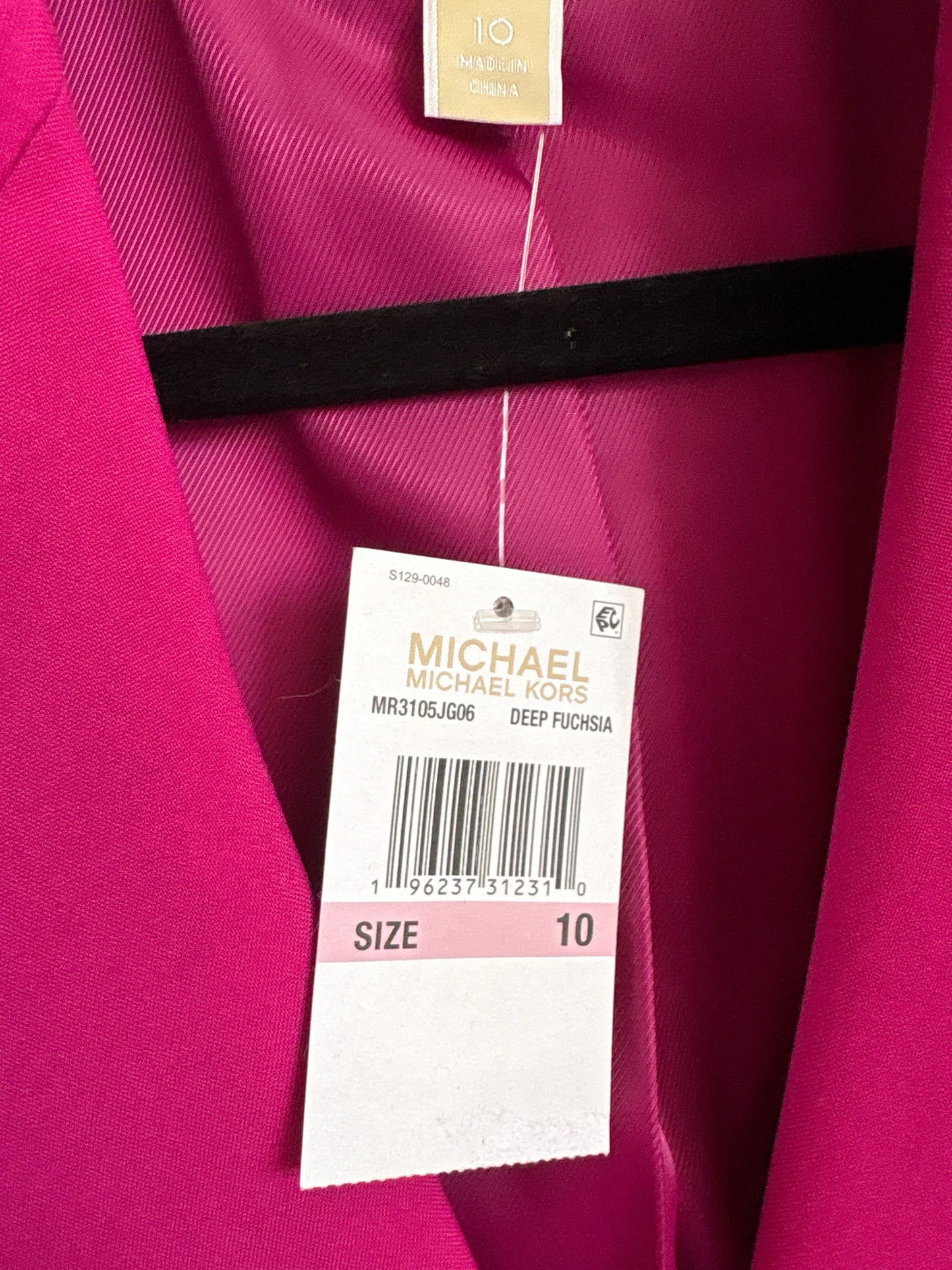 MICHAEL KORS Size 10 Fuchsia Blazer