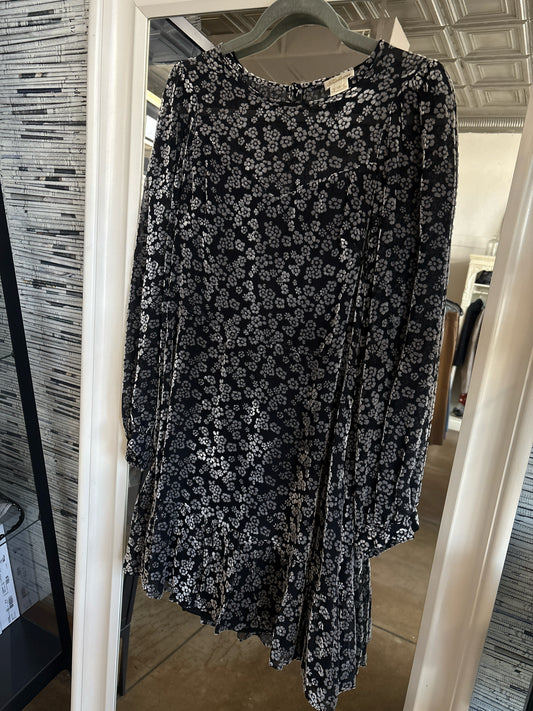 Shoshanna Size 12 B&W Floral Dress