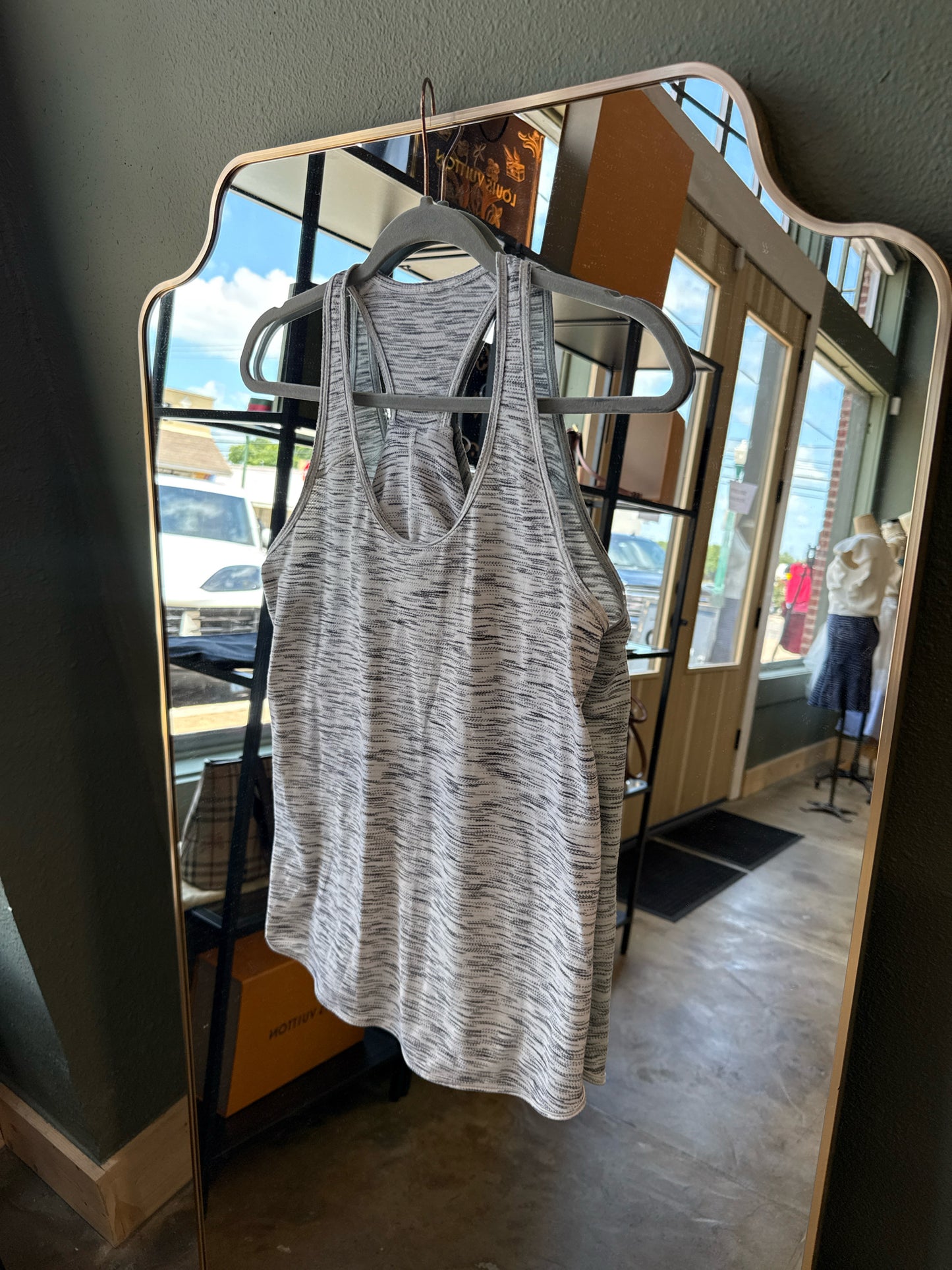 Lululemon White/Gray Tanks