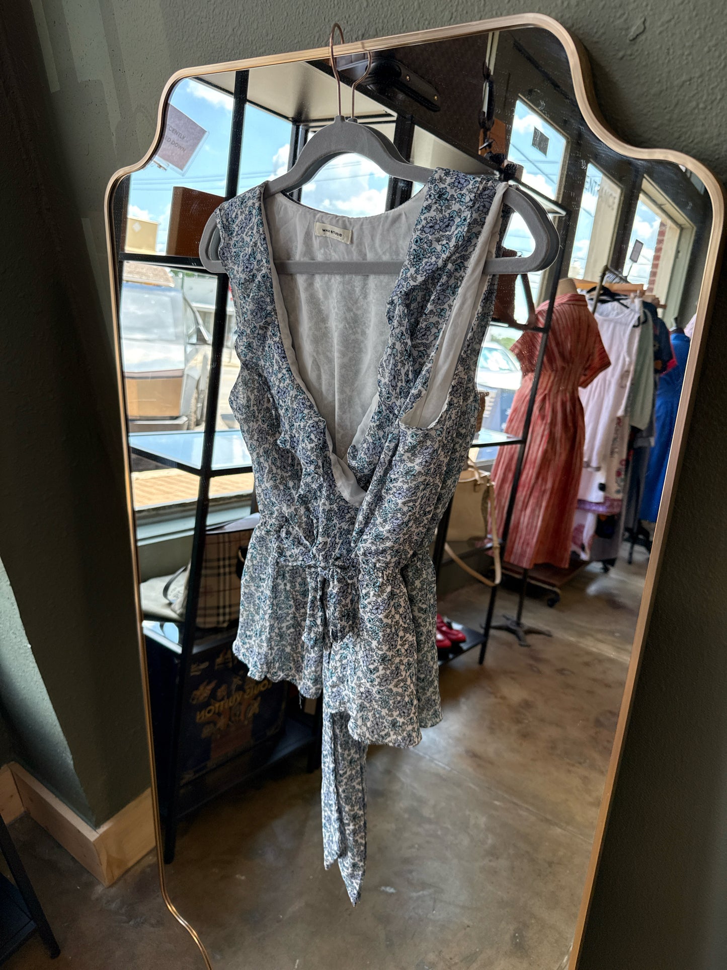 Max Studio Blue/Purple Top