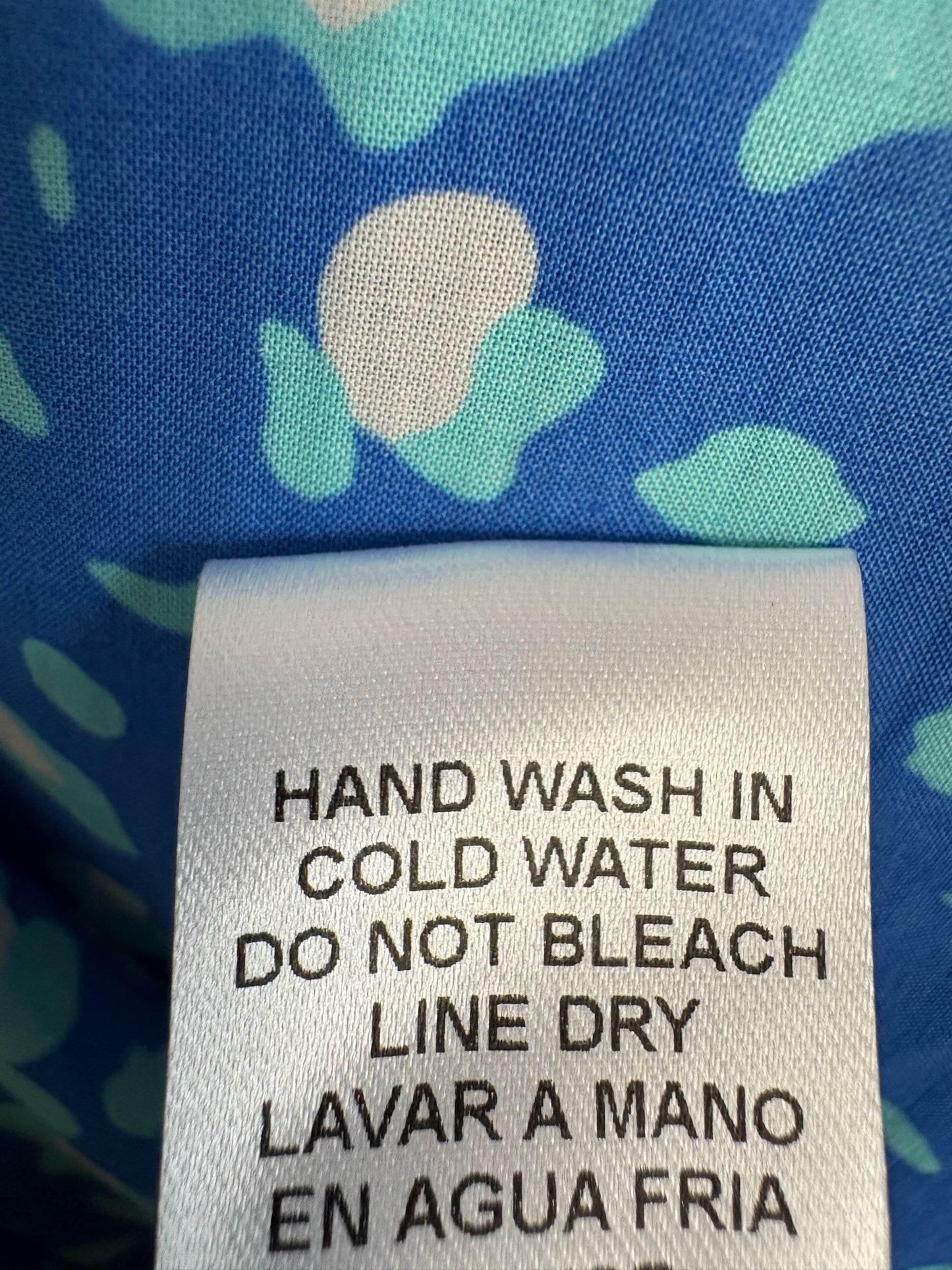 entro Size L Aqua/ Blue Dress