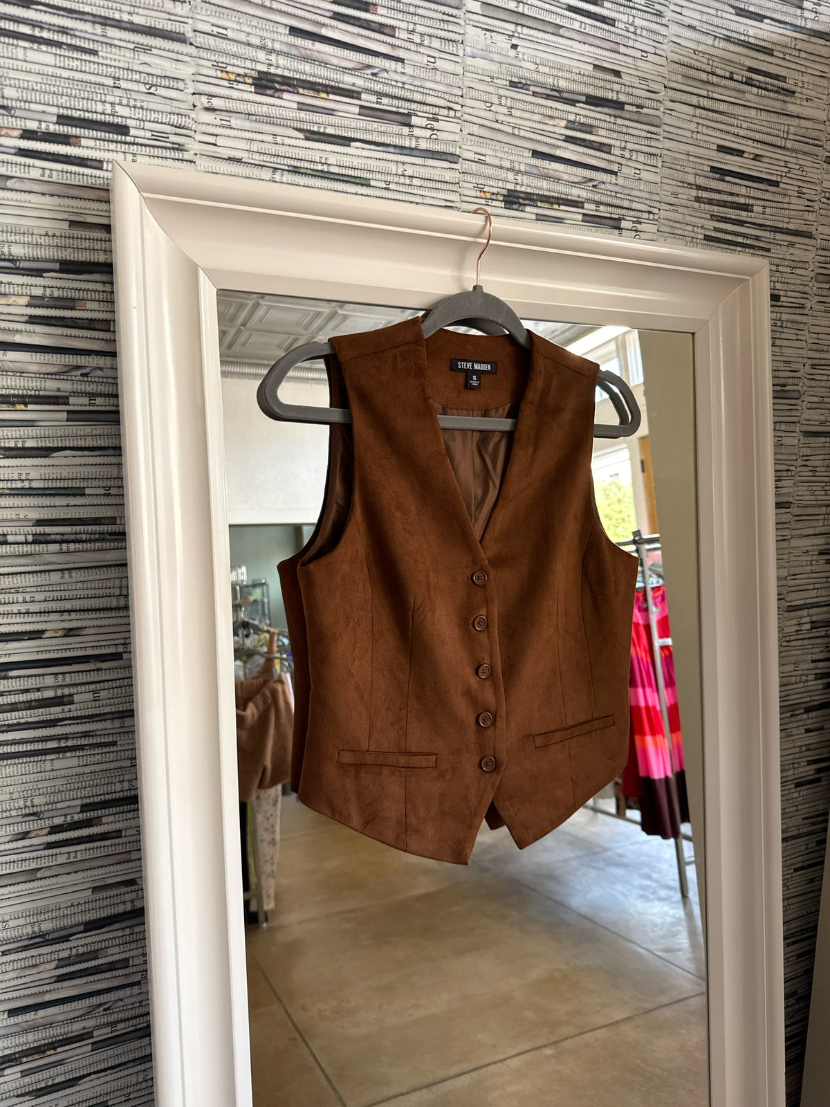 Steve Madden Size S Brown Vest