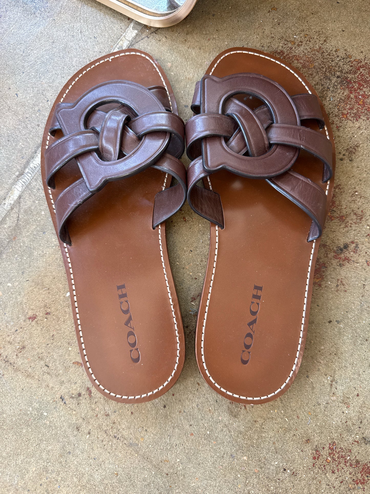 COACH Shoe Size 9.5 Brown Sandals