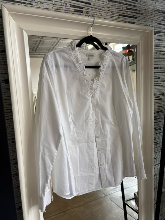 sundance Size L White Long sleeve Top