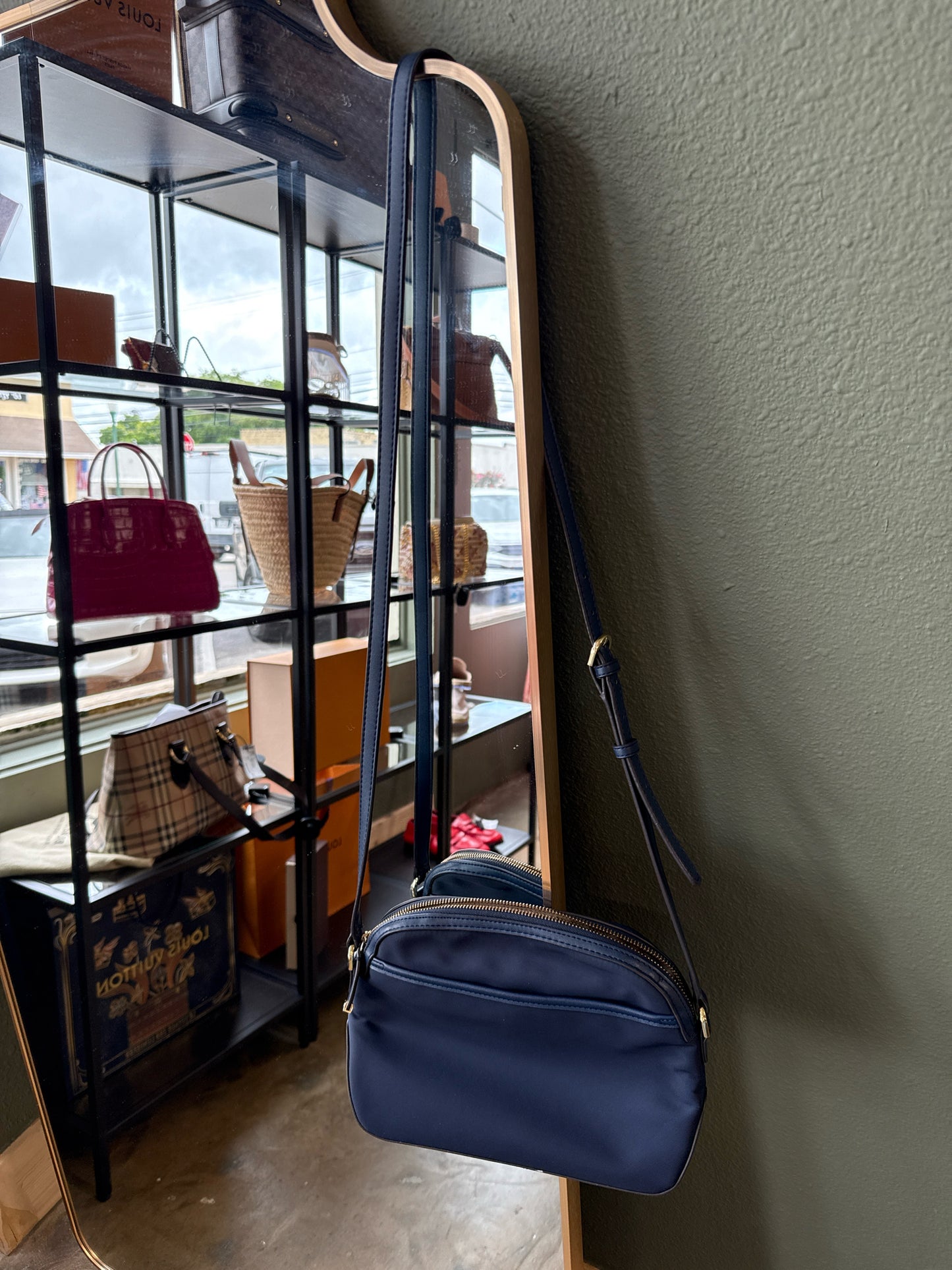 CALVIN KLEIN Navy Purse