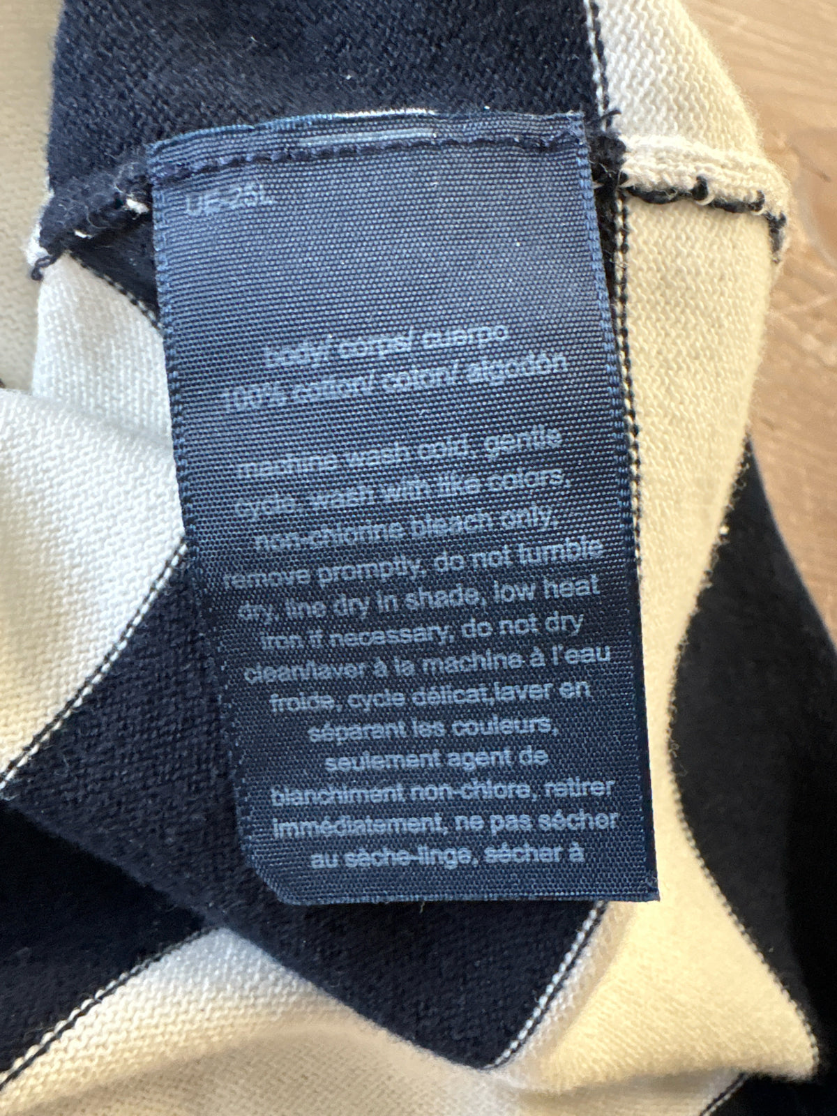 Tommy Hilfiger Size L Navy + white Sweater