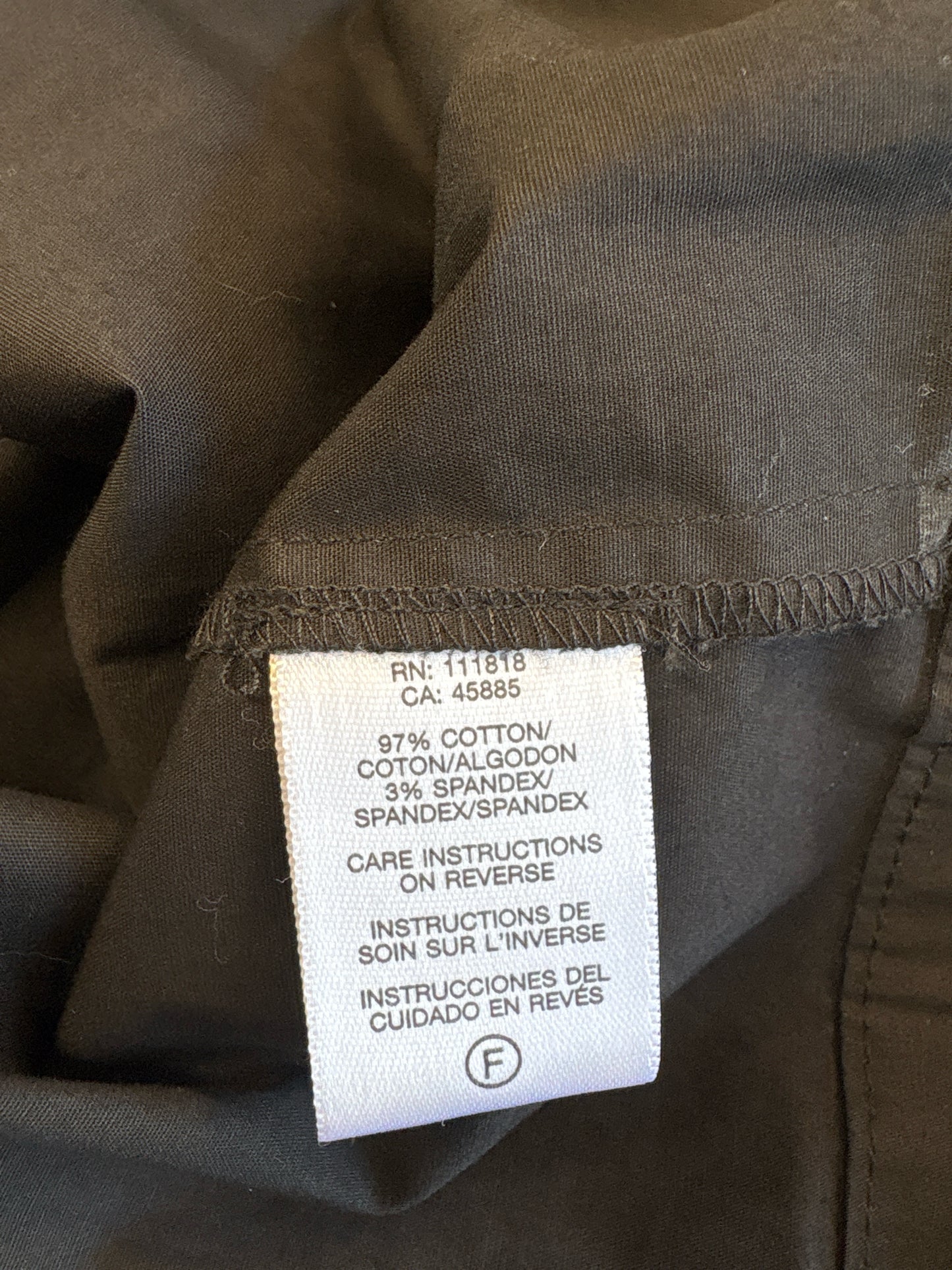 MICHAEL KORS Size L Black Top
