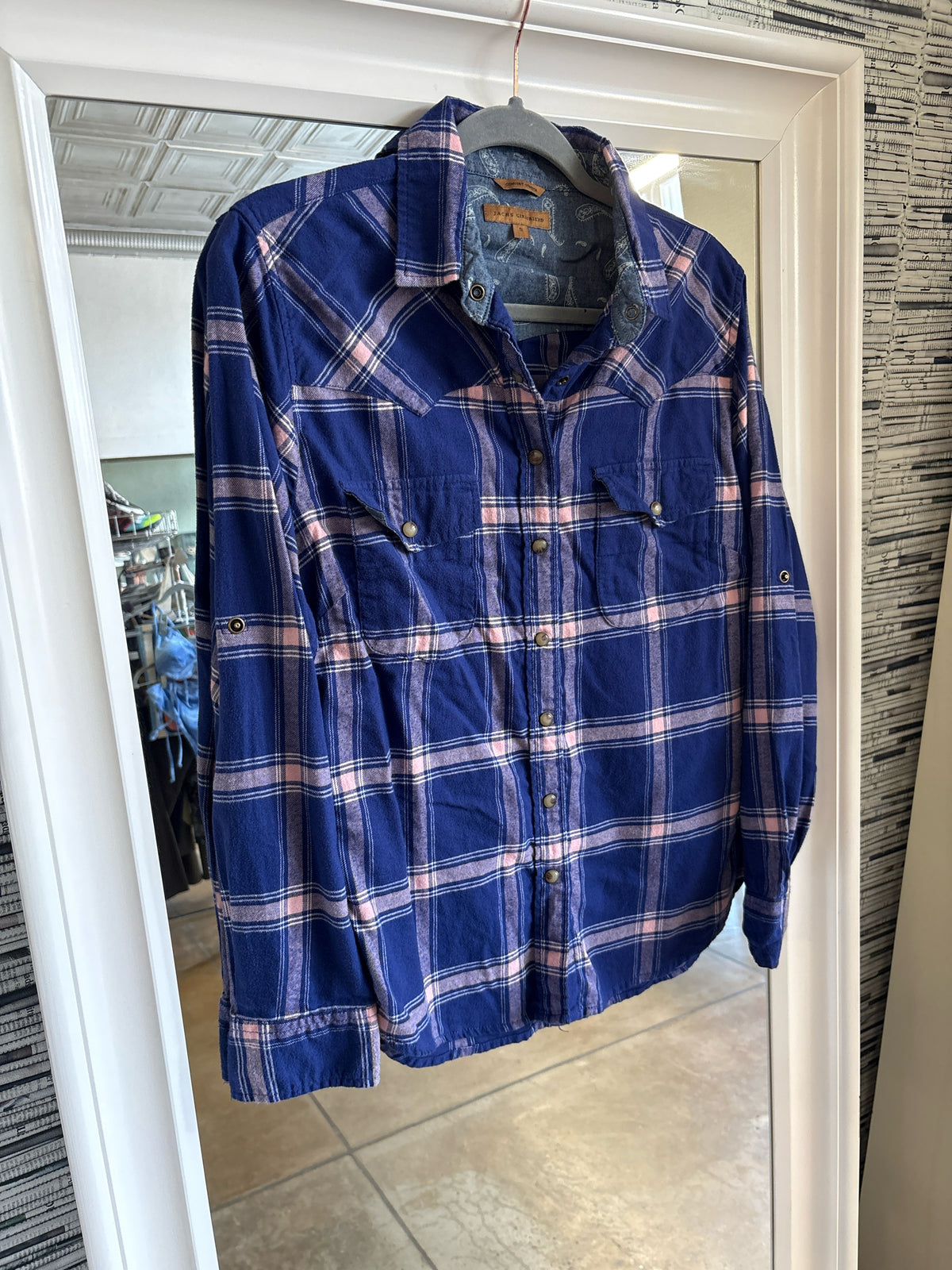 Jachs girlfriend Size S Blue & Pink Top