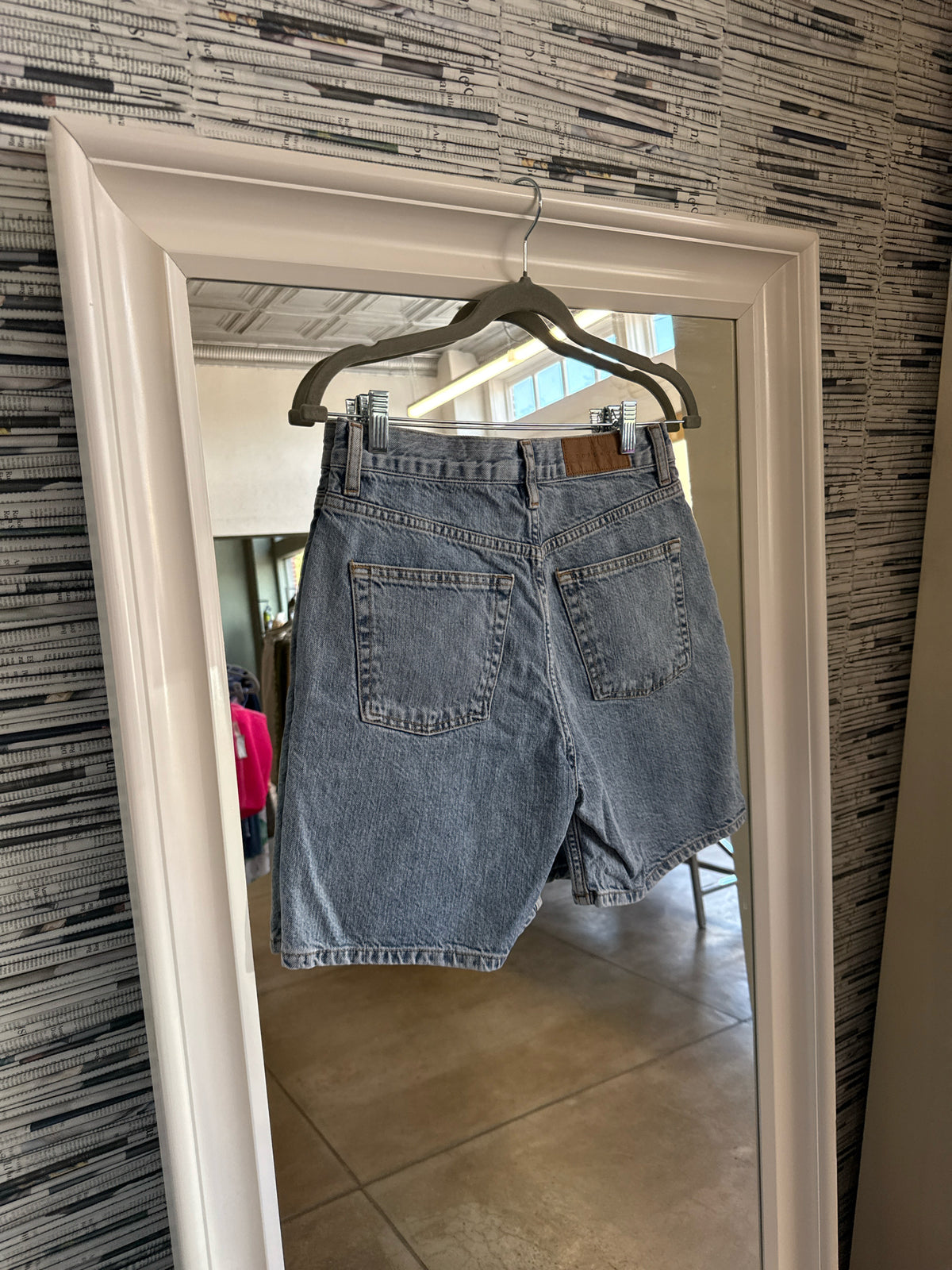 topshop Size 6 Denim Shorts