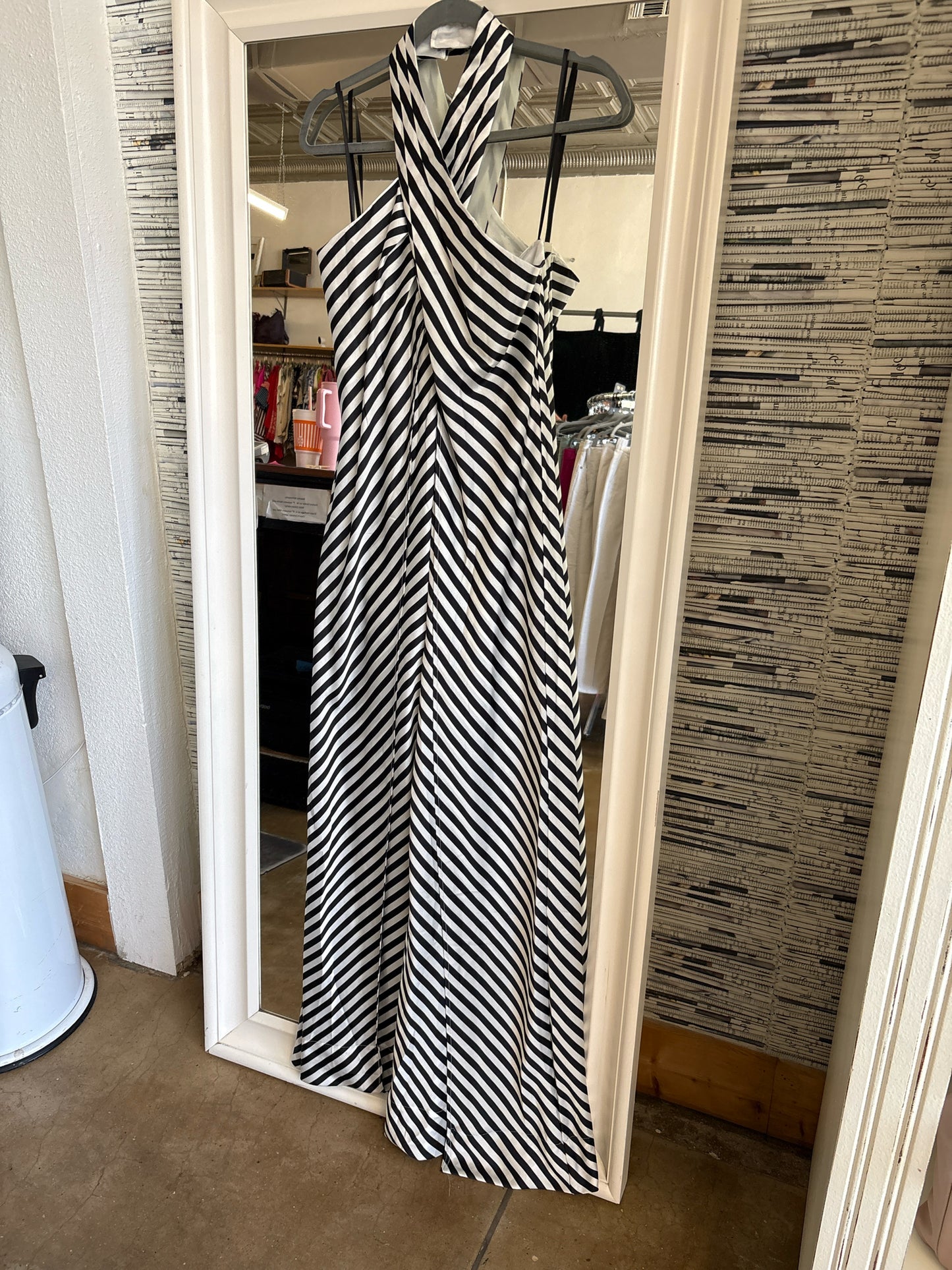 boston proper Size M Black & White Romper