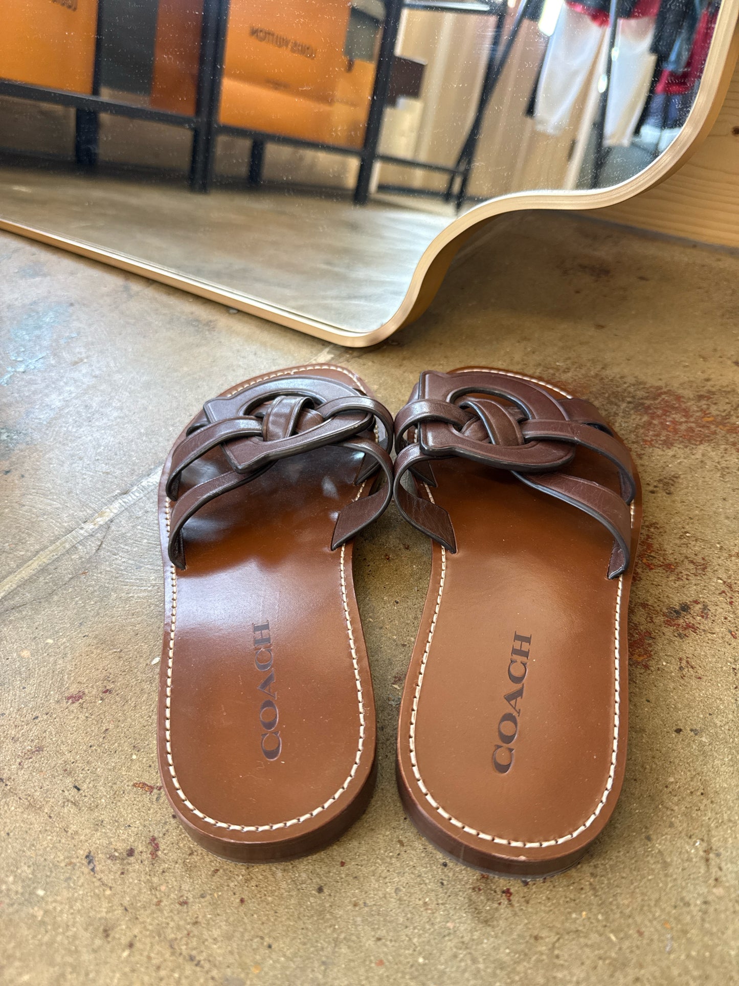 COACH Shoe Size 9.5 Brown Sandals