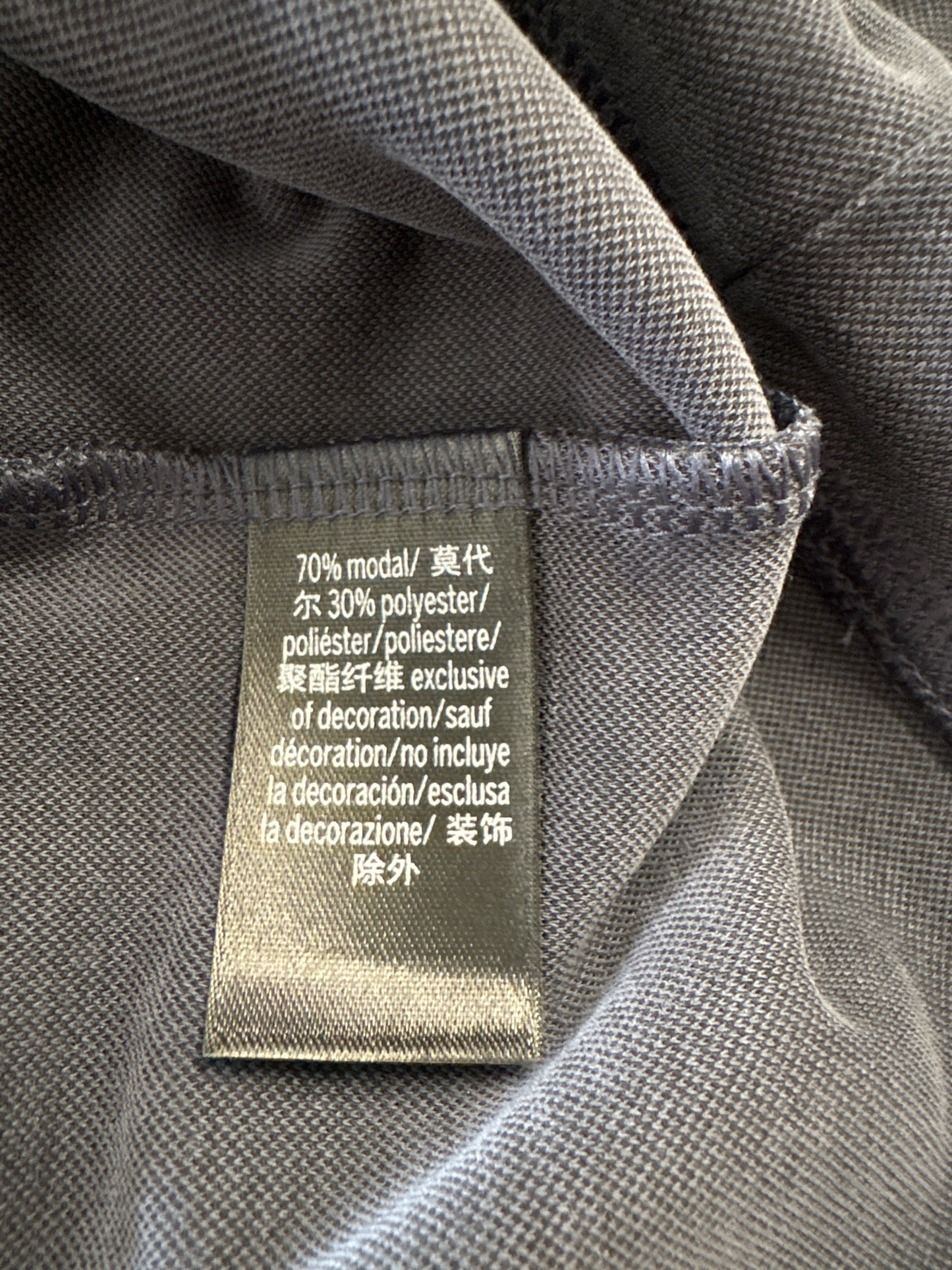 VICTORIA SPORT Size S Gray Top